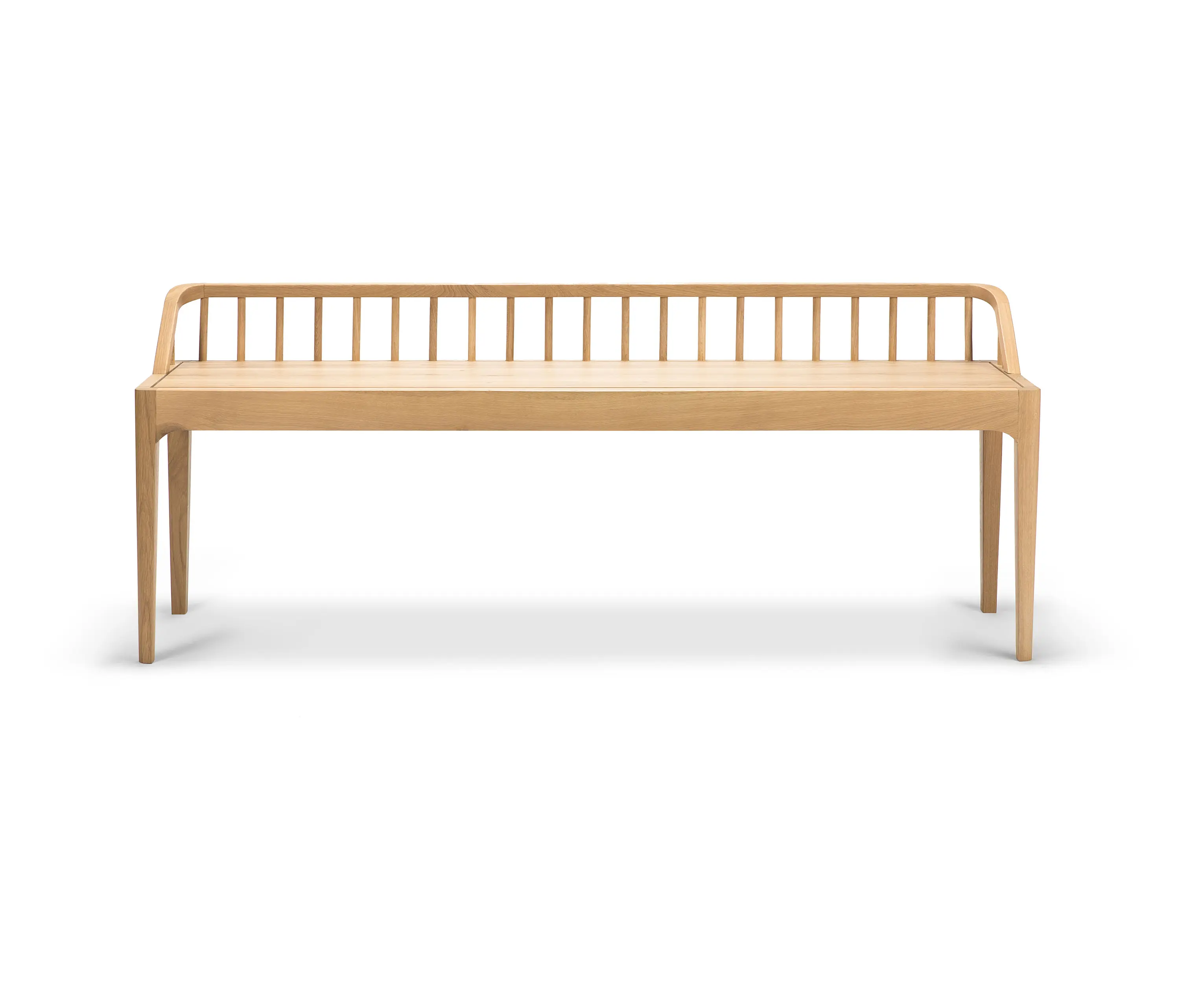 Ethnicraft - Spindle | Oak bench  - varnished