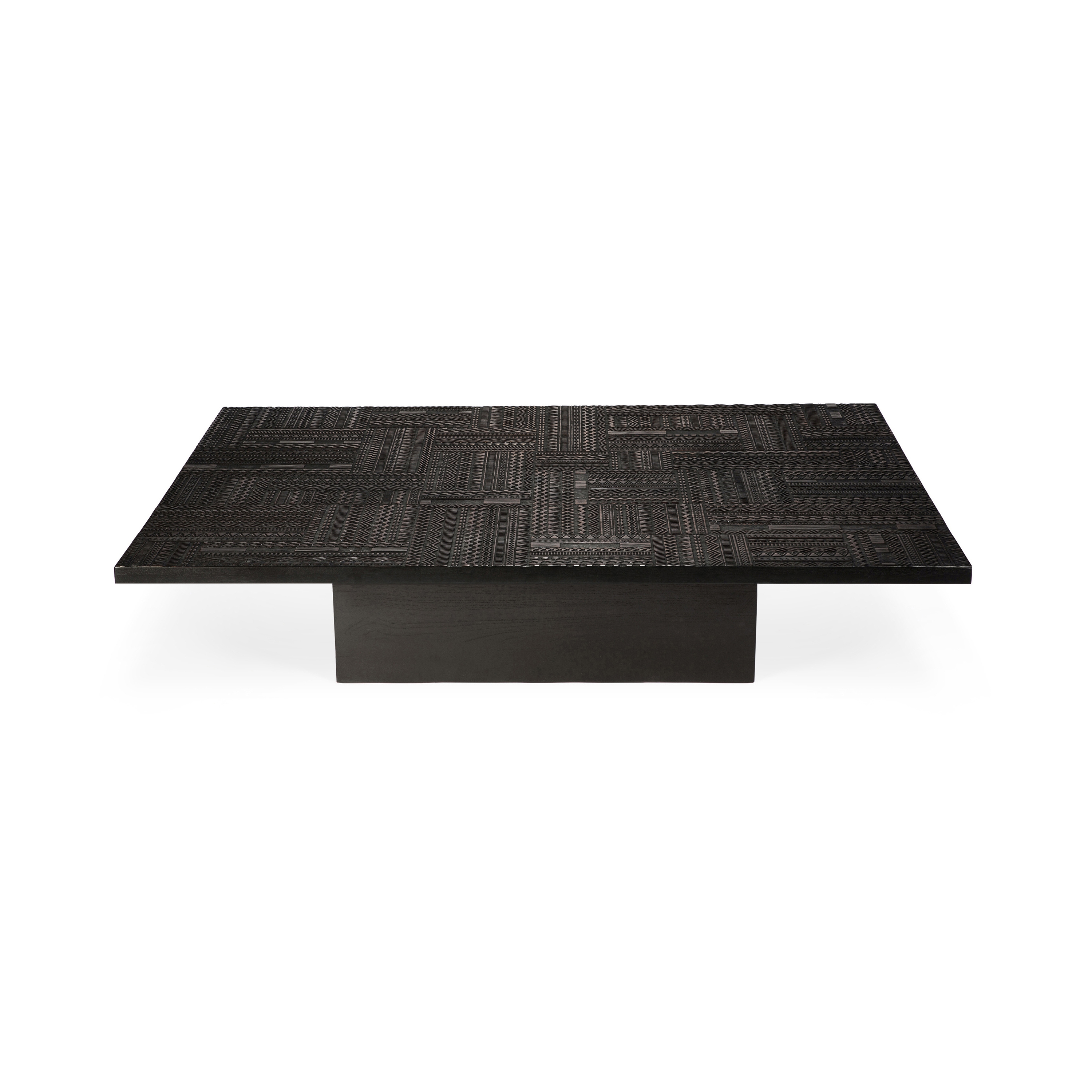 Mostrar el producto Tabwa | Teak Blok black coffee table - varnished del fabricante Ethnicraft