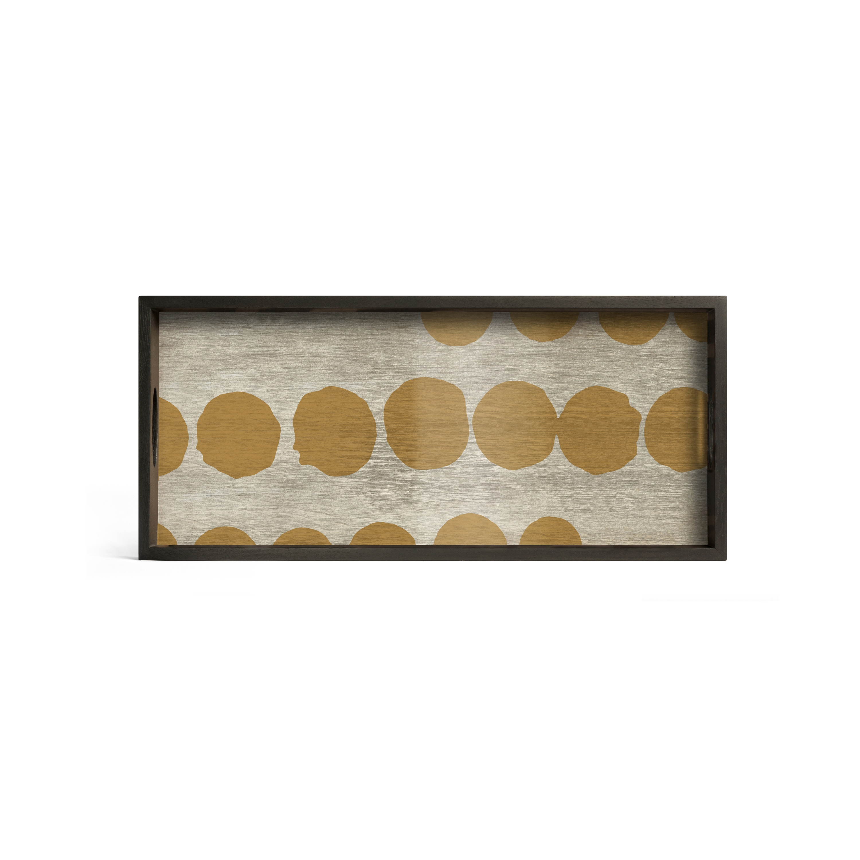 Produkt Translucent Silhouettes tray collection | Sienna Dots glass tray - rectangular - M des Herstellers Ethnicraft anzeigen