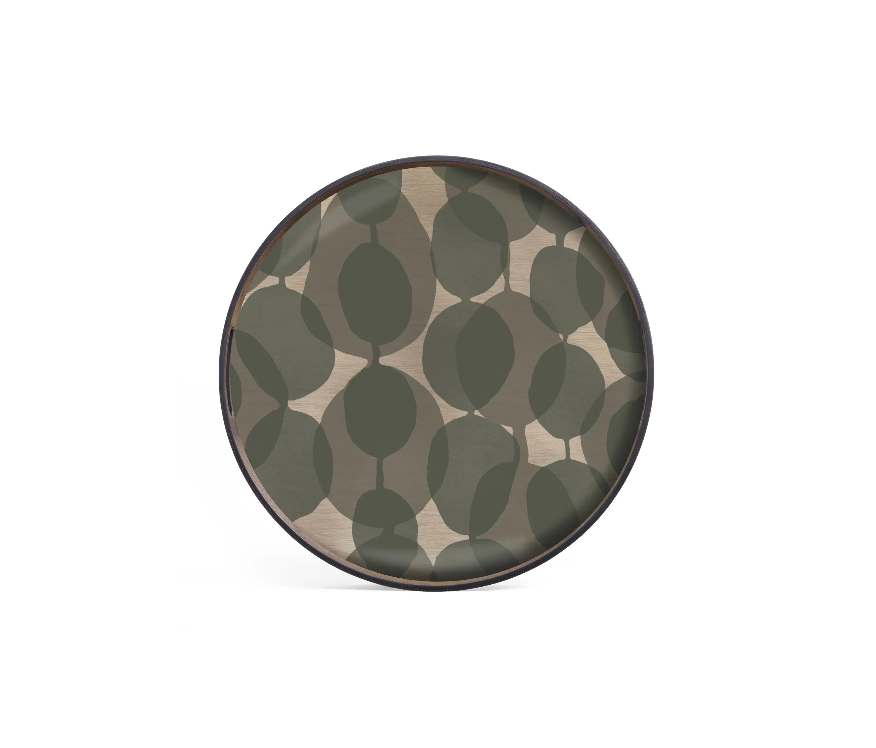 Ethnicraft - Translucent Silhouettes tray collection | Connected Dots glass tray - round - S