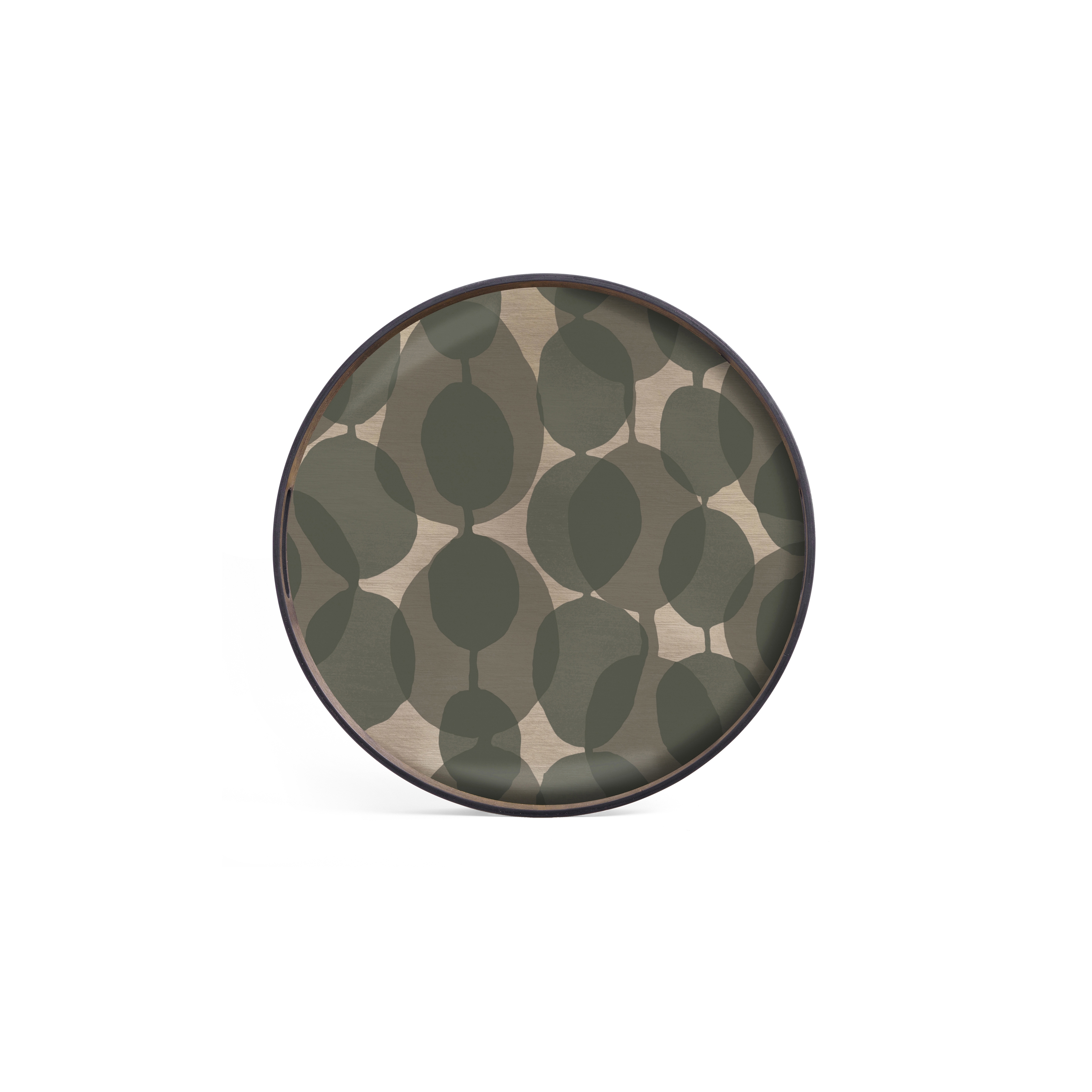 Produkt Translucent Silhouettes tray collection | Connected Dots glass tray - round - S des Herstellers Ethnicraft anzeigen
