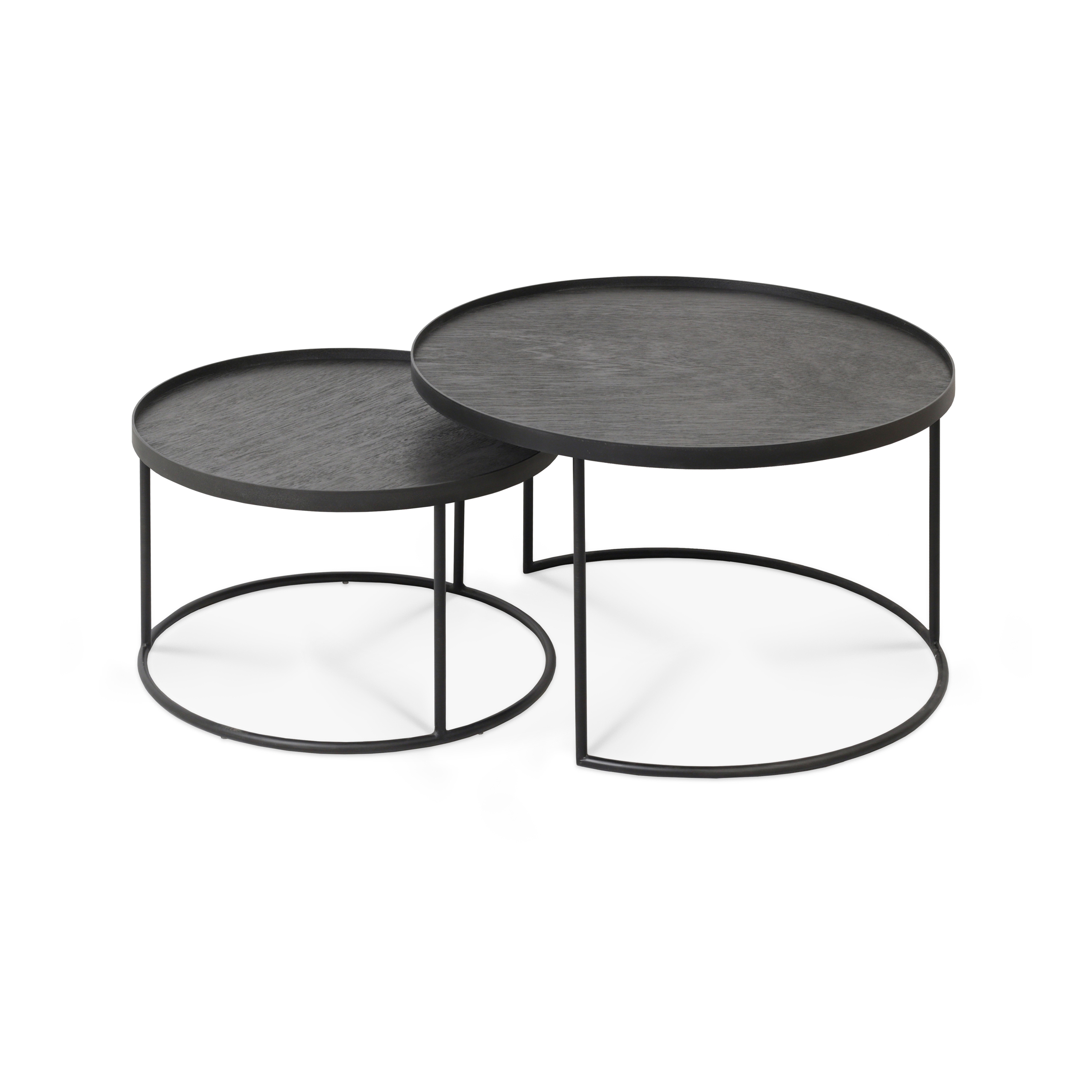 Mostrar el producto Tray tables | Round tray coffee table set - S/L (trays not included) del fabricante Ethnicraft