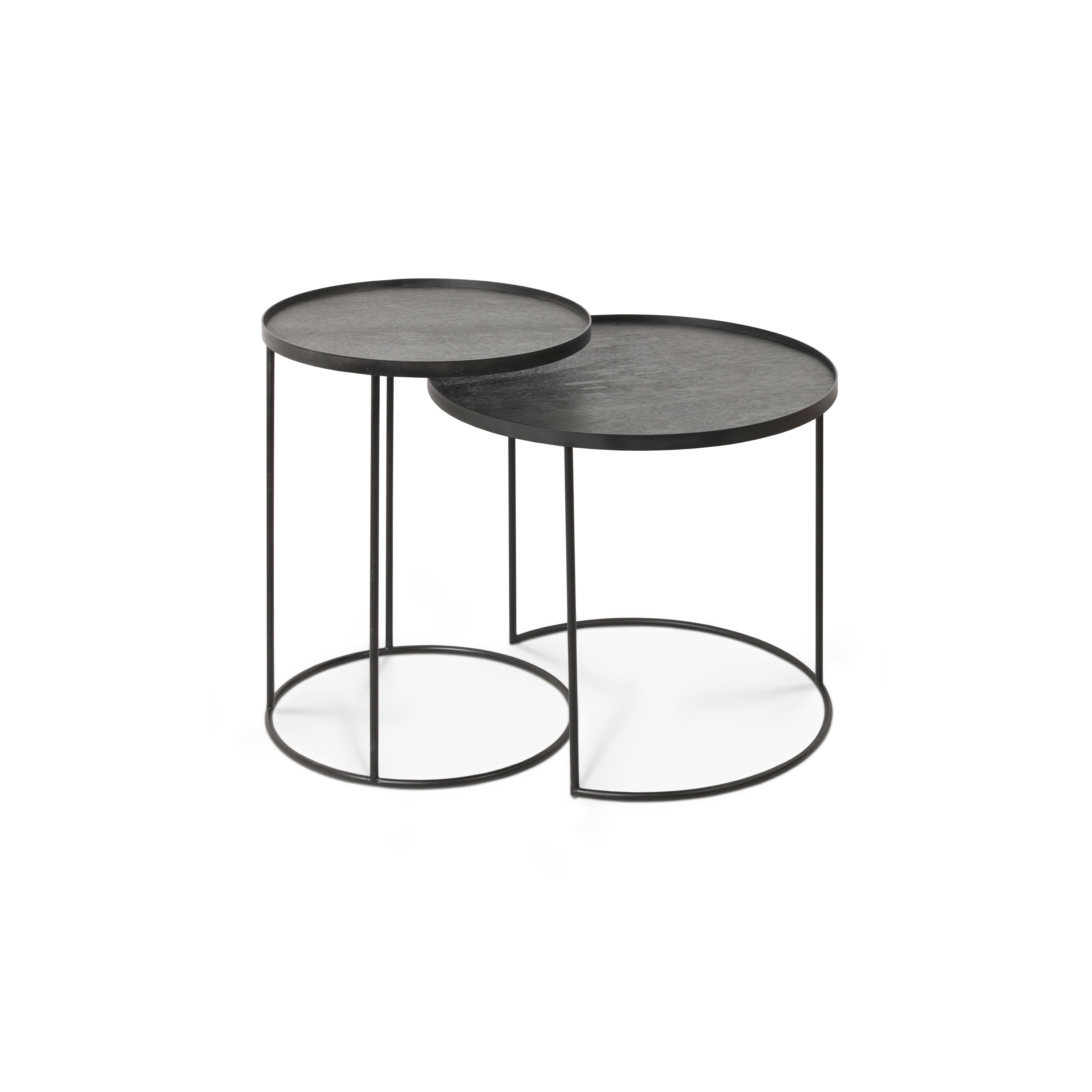 Mostrar el producto Tray tables | Round tray side table set - S/L (trays not included) del fabricante Ethnicraft