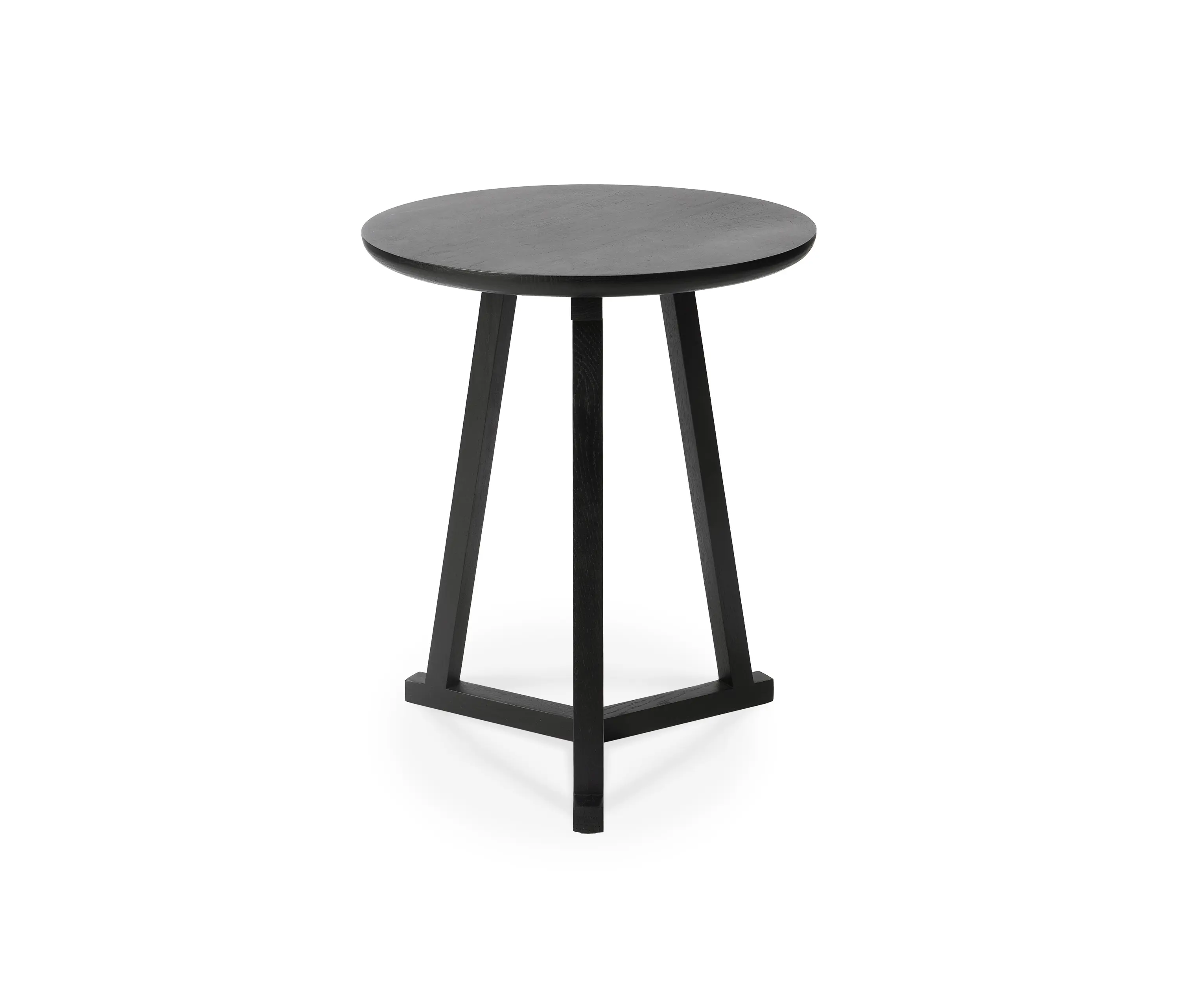 Ethnicraft - Tripod | Oak black side table - varnished