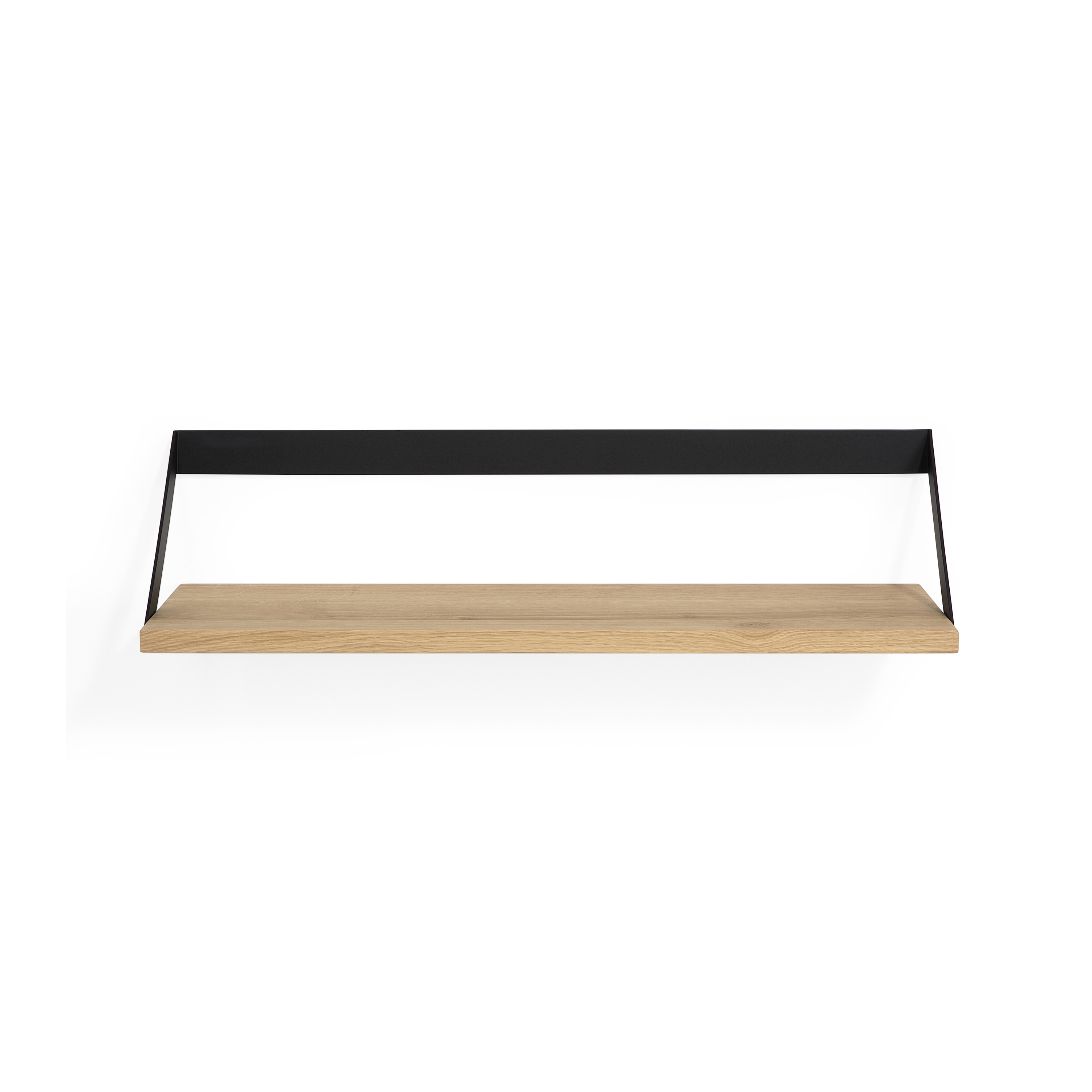 Wall decor | Oak Ribbon shelf - black
