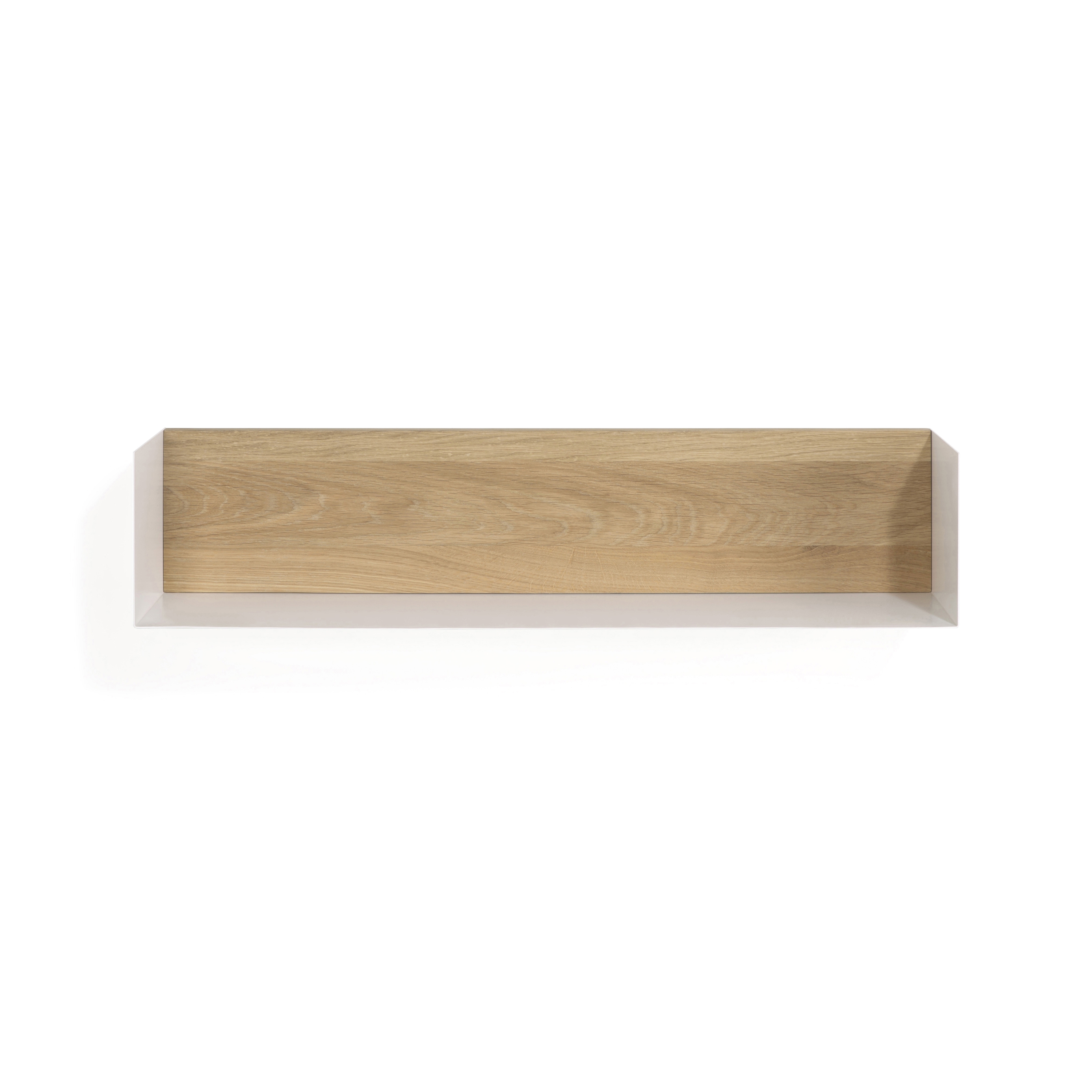 Wall decor | Oak U shelf - L - white