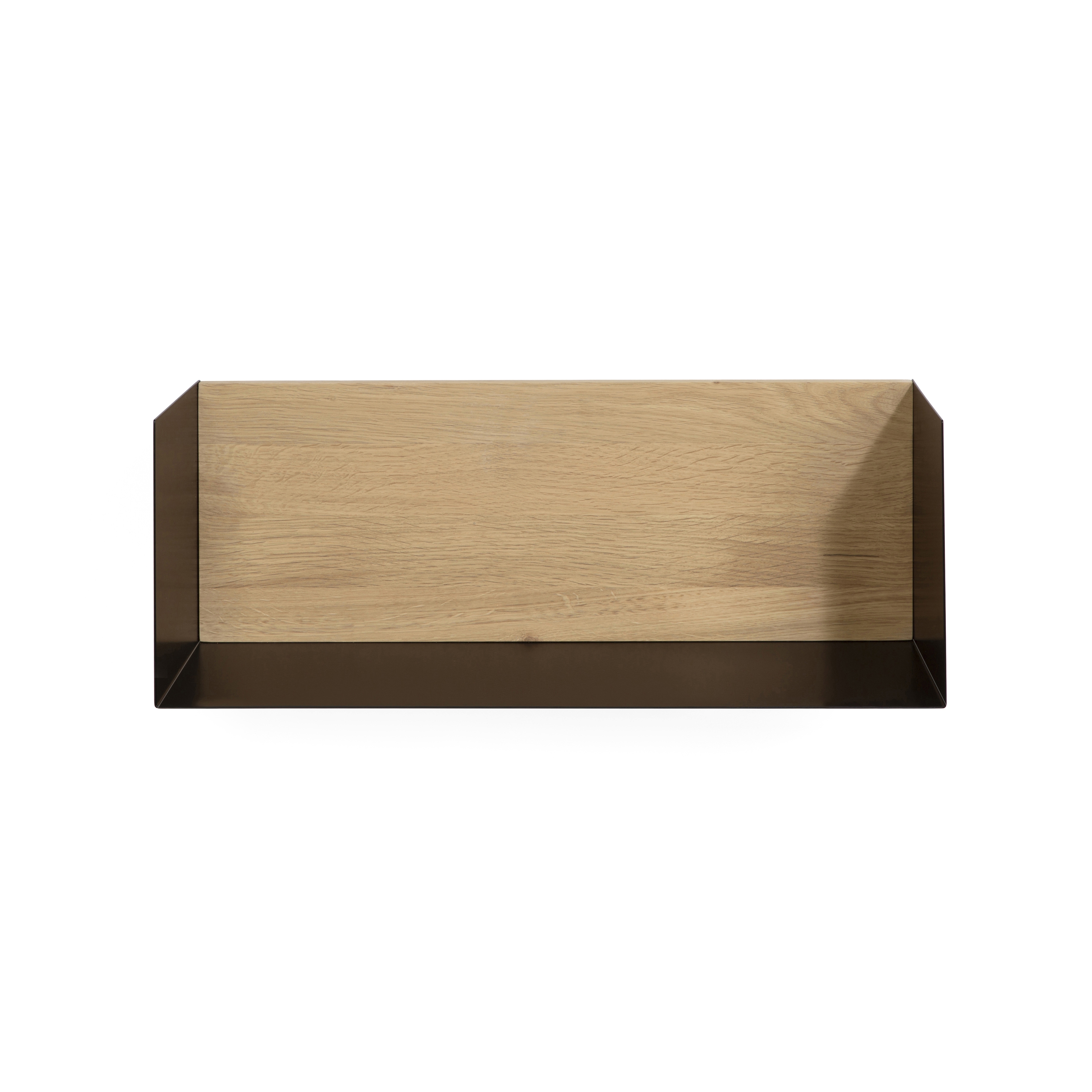 Display product Wall decor | Oak U shelf - M - black from manufacturer Ethnicraft