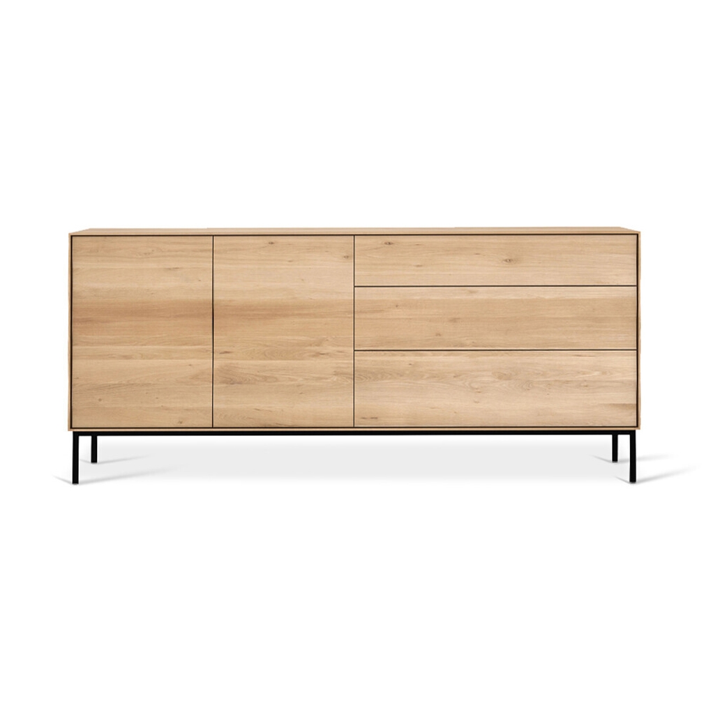 Afficher le produit Whitebird | Oak sideboard - 2 doors - 3 drawers - varnished du fabricant Ethnicraft