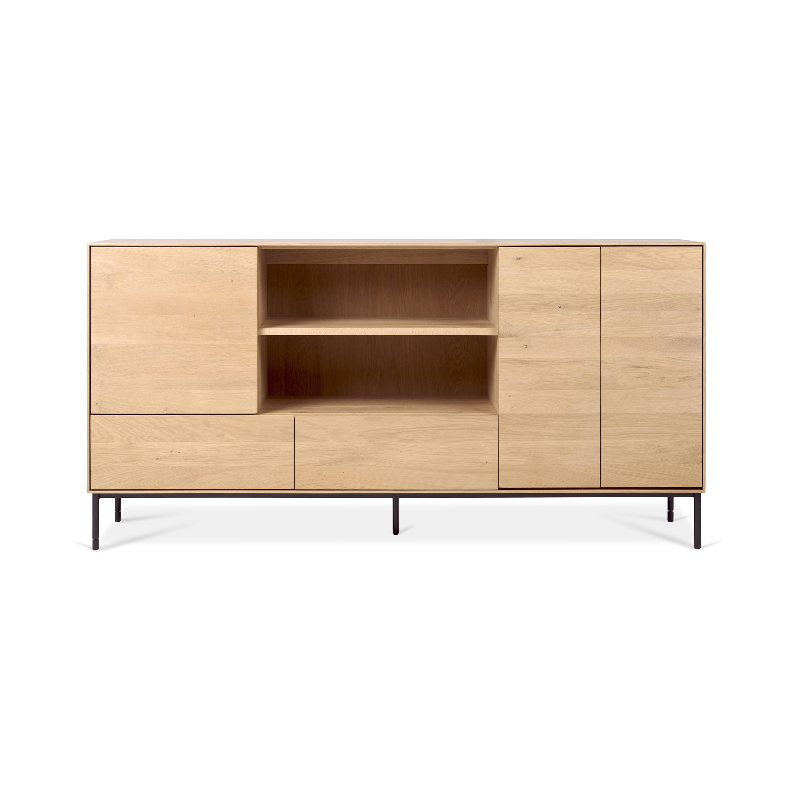 Produkt Whitebird | Oak sideboard - 3 doors - 2 drawers - varnished des Herstellers Ethnicraft anzeigen