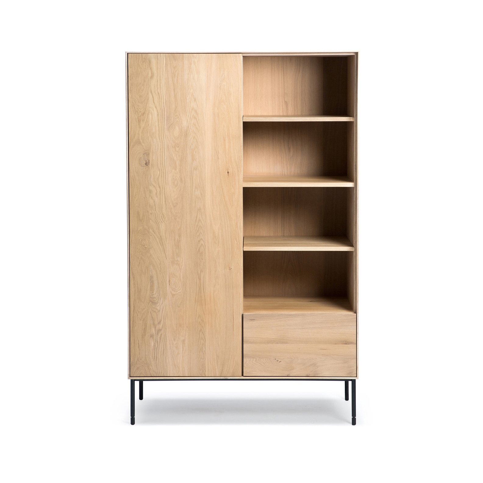 Display product Whitebird | Oak storage cupboard - 1 door - 1 drawer - varnished from manufacturer Ethnicraft