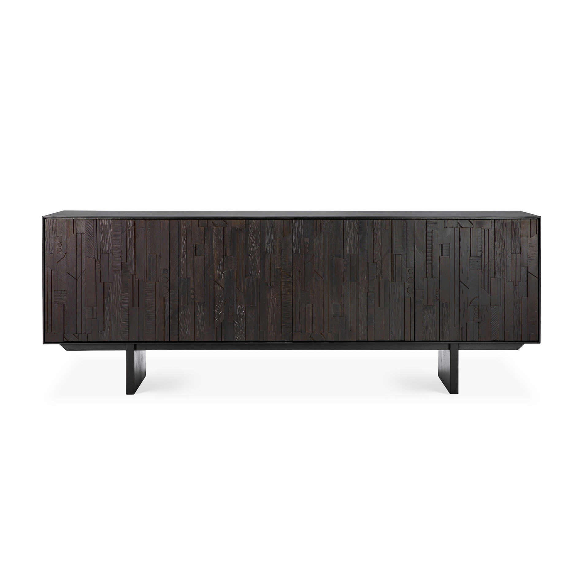 Produkt Mosaic | Teak sideboard - 4 doors - varnished des Herstellers Ethnicraft anzeigen