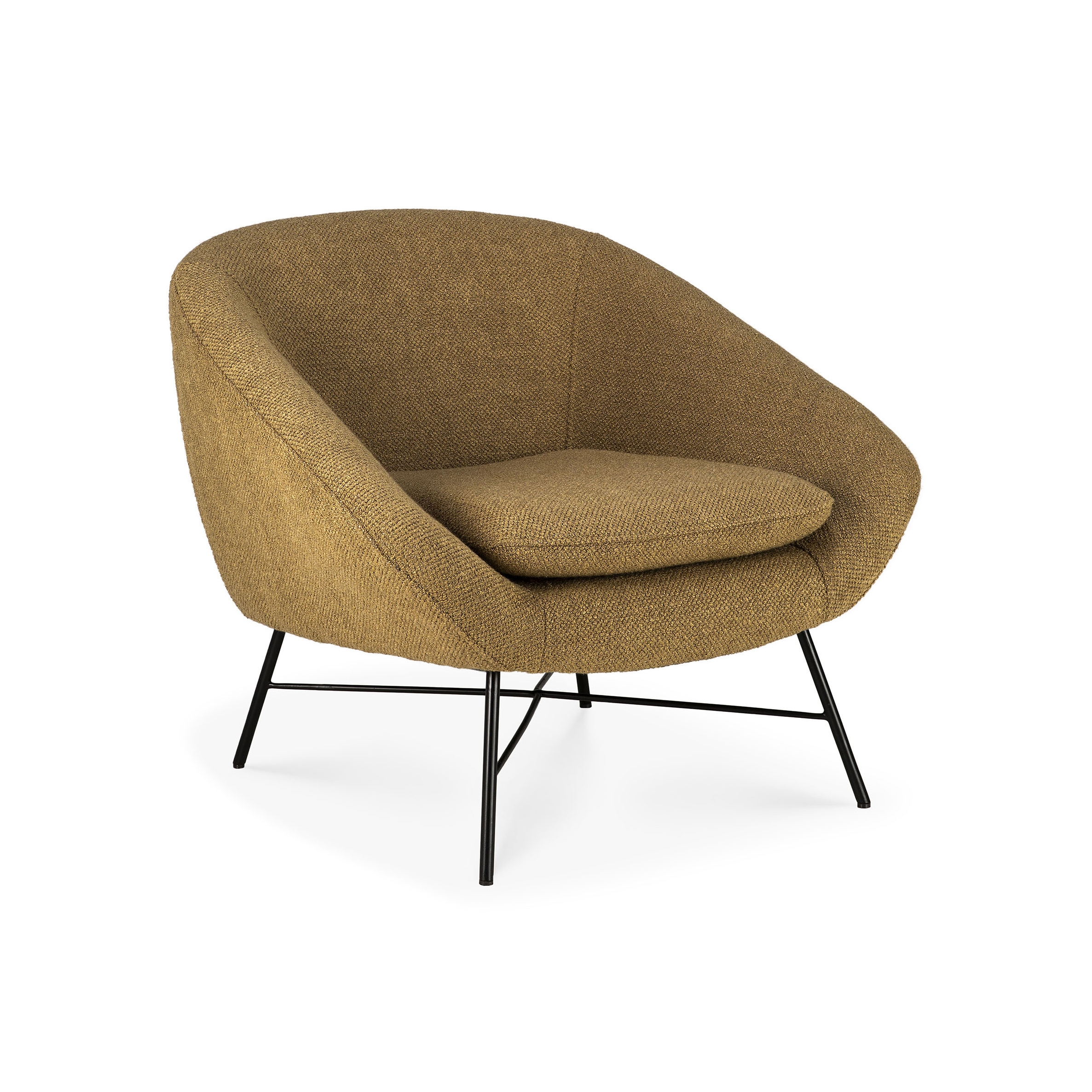 Display product Barrow | lounge chair - ginger from manufacturer Ethnicraft