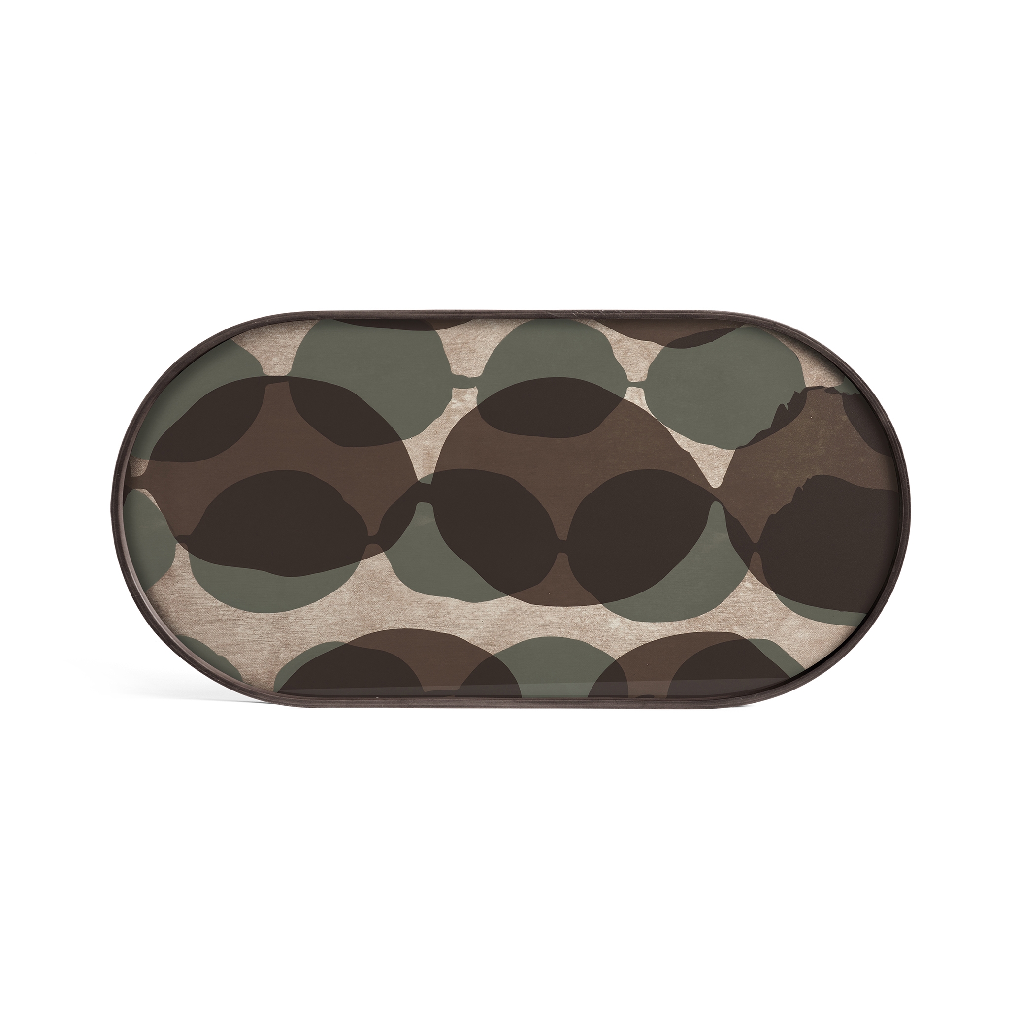 Produkt Translucent Silhouettes tray collection | Connected Dots glass tray - oblong - M des Herstellers Ethnicraft anzeigen