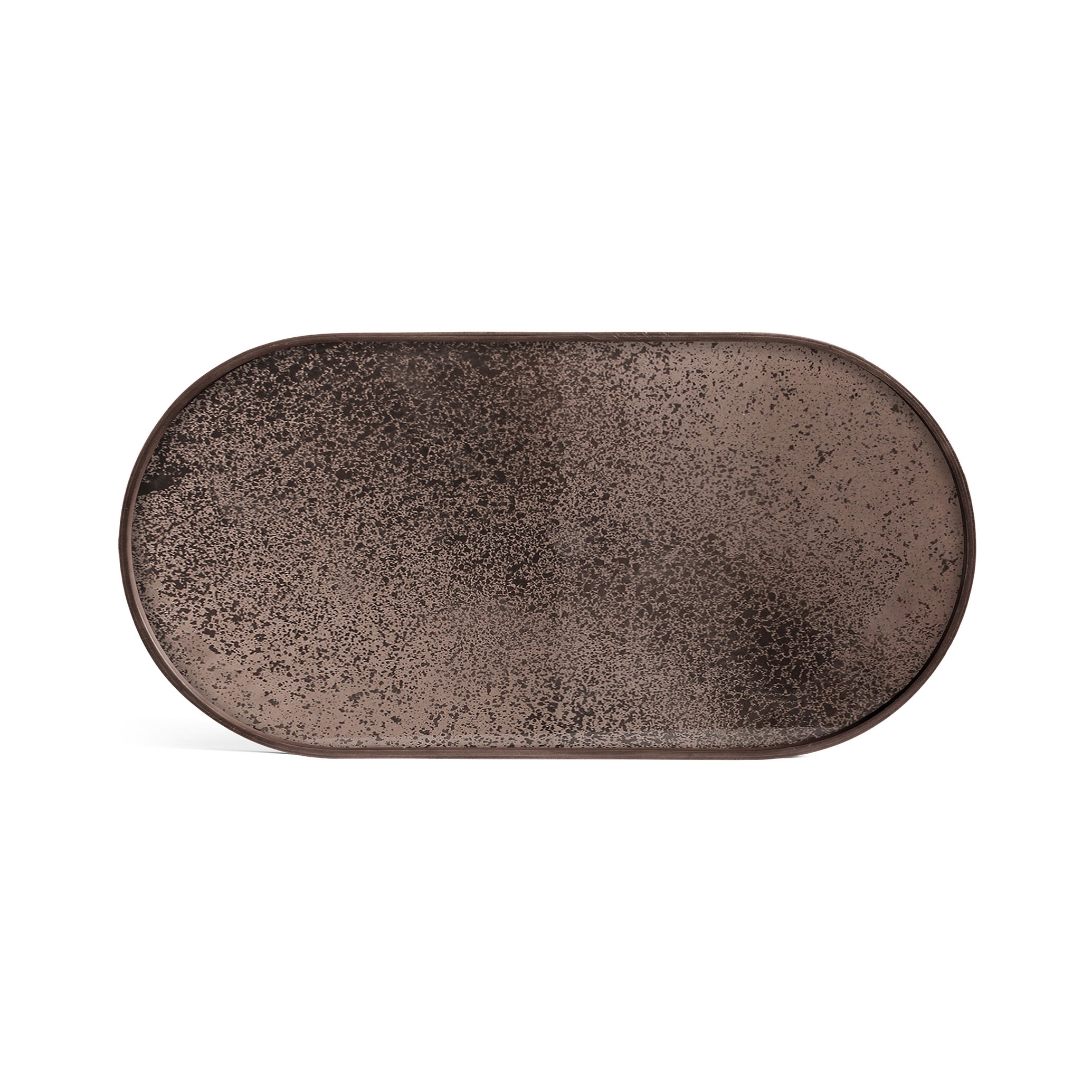 Classic tray collection | Bronze mirror tray - oblong - M