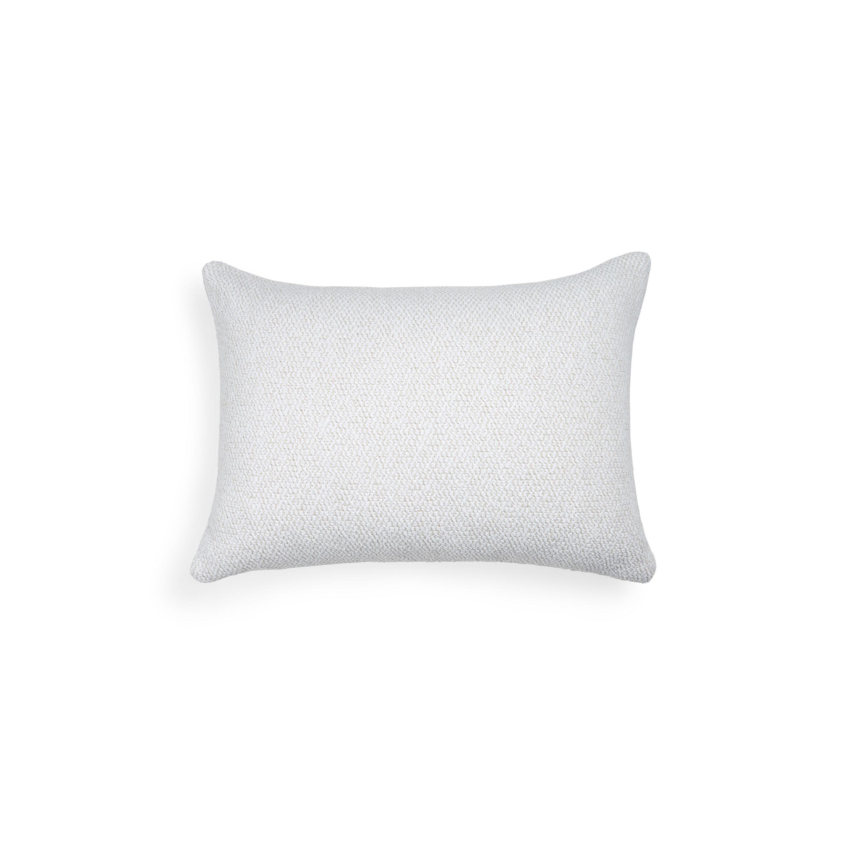 Mystic Ink collection | White Boucle Light outdoor cushion - lumbar