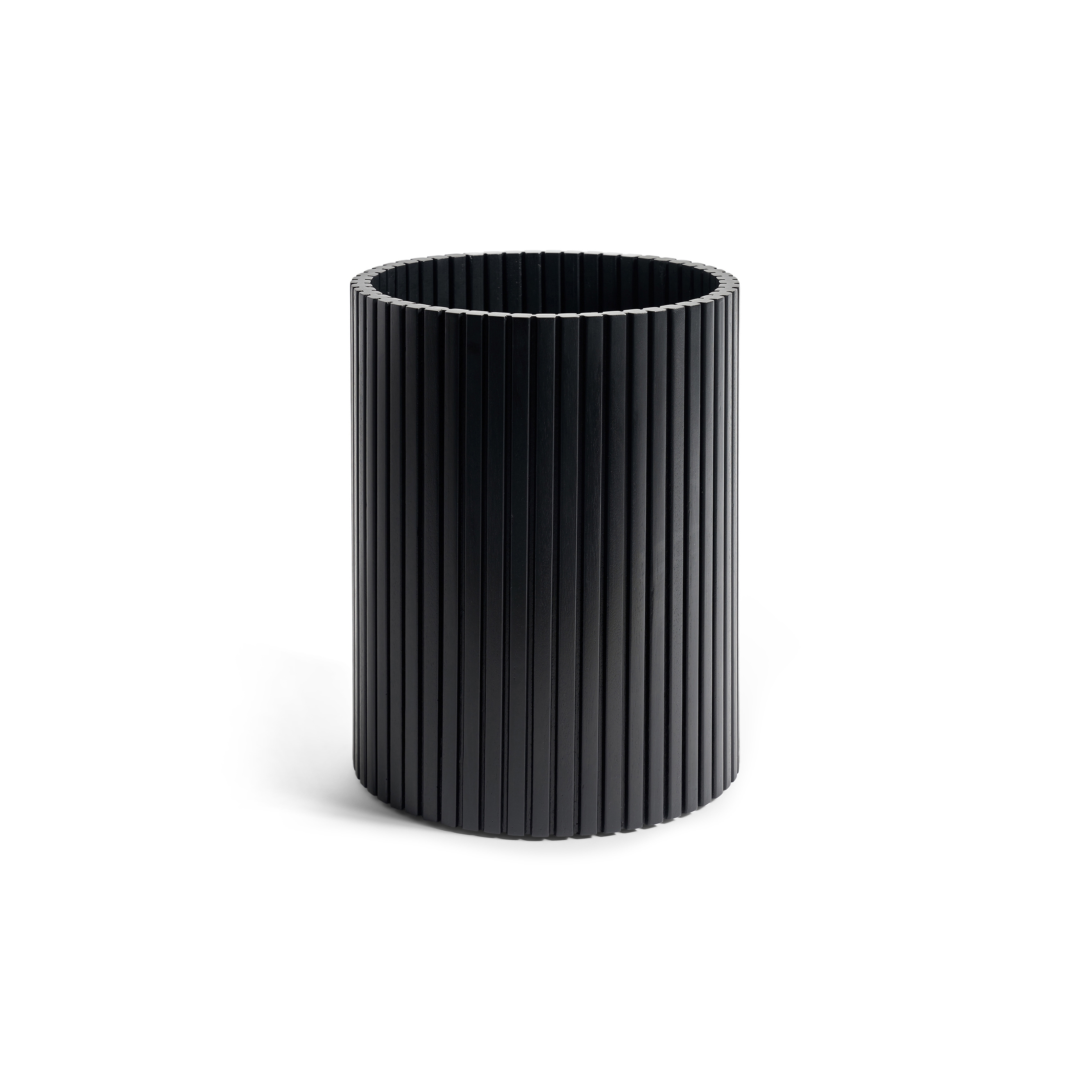 Mostra il prodotto Waste paper baskets | Black Roller Max - mahogany del produttore Ethnicraft