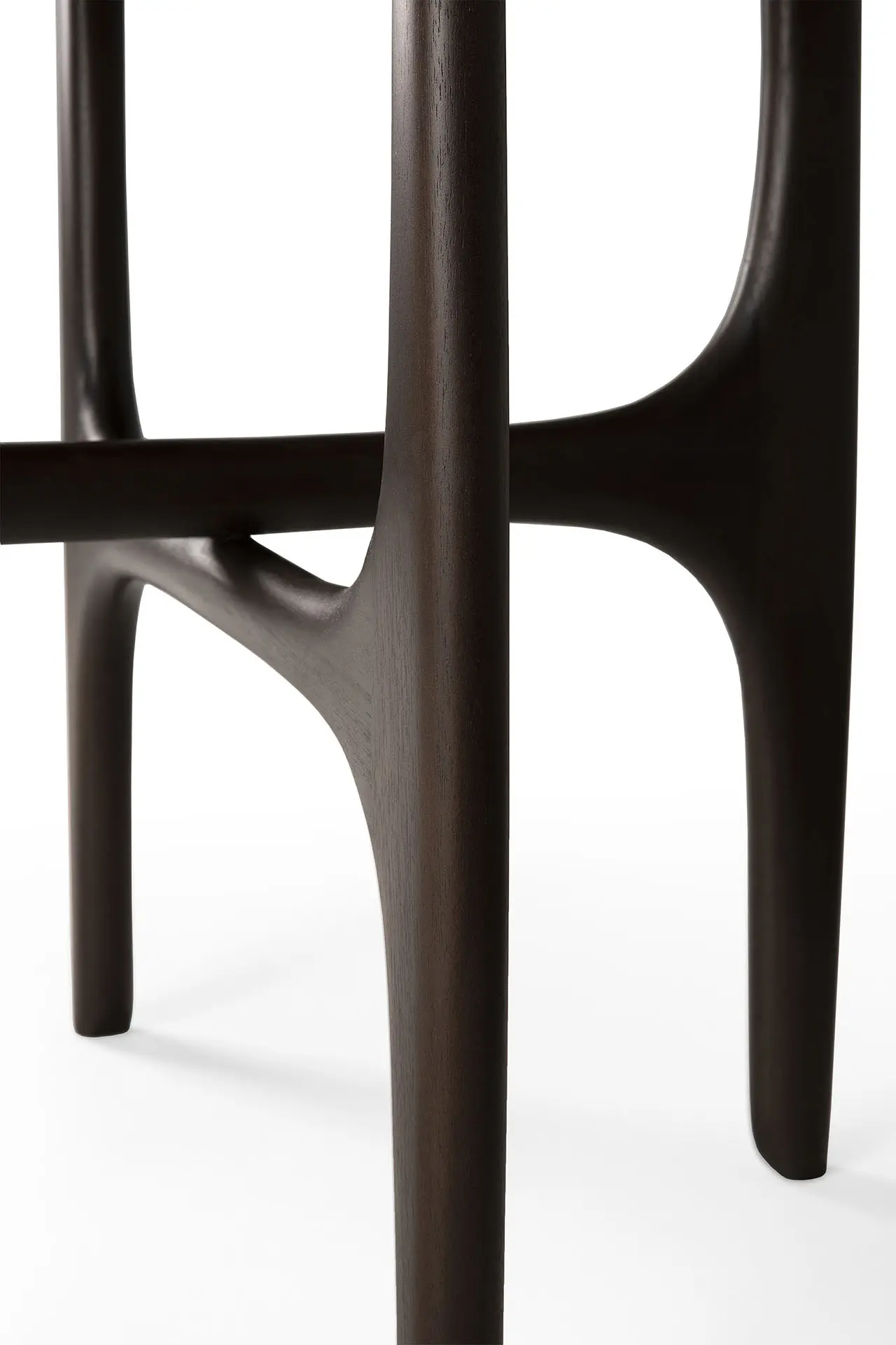 Ethnicraft - PI | Mahogany dark brown side table - varnished