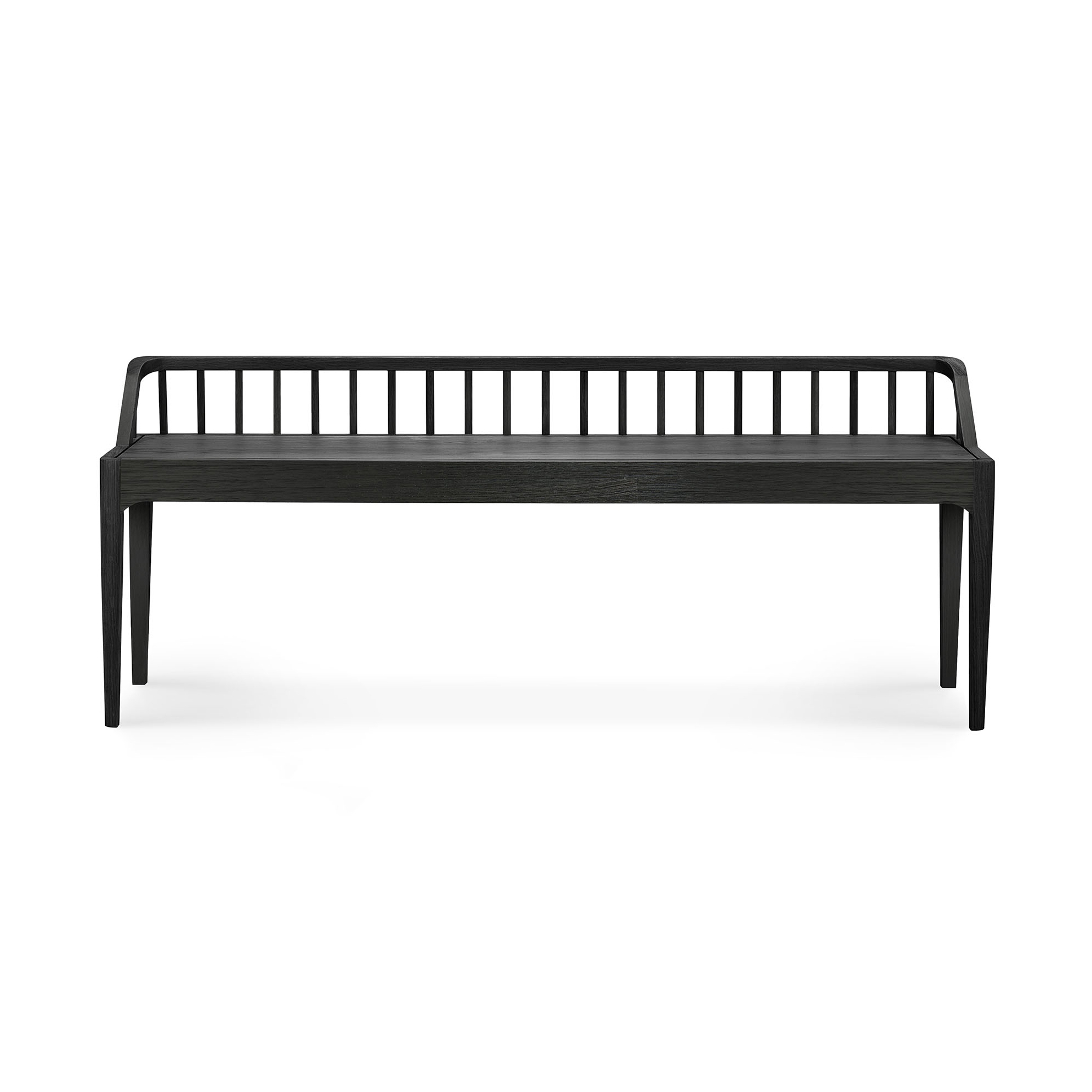 Display product Spindle | Oak black bench - varnished from manufacturer Ethnicraft