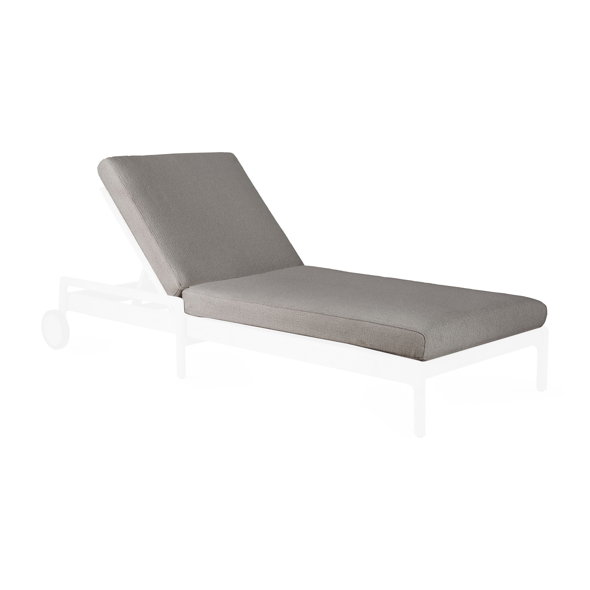 Jack | cushion - teak outdoor adjustable lounger