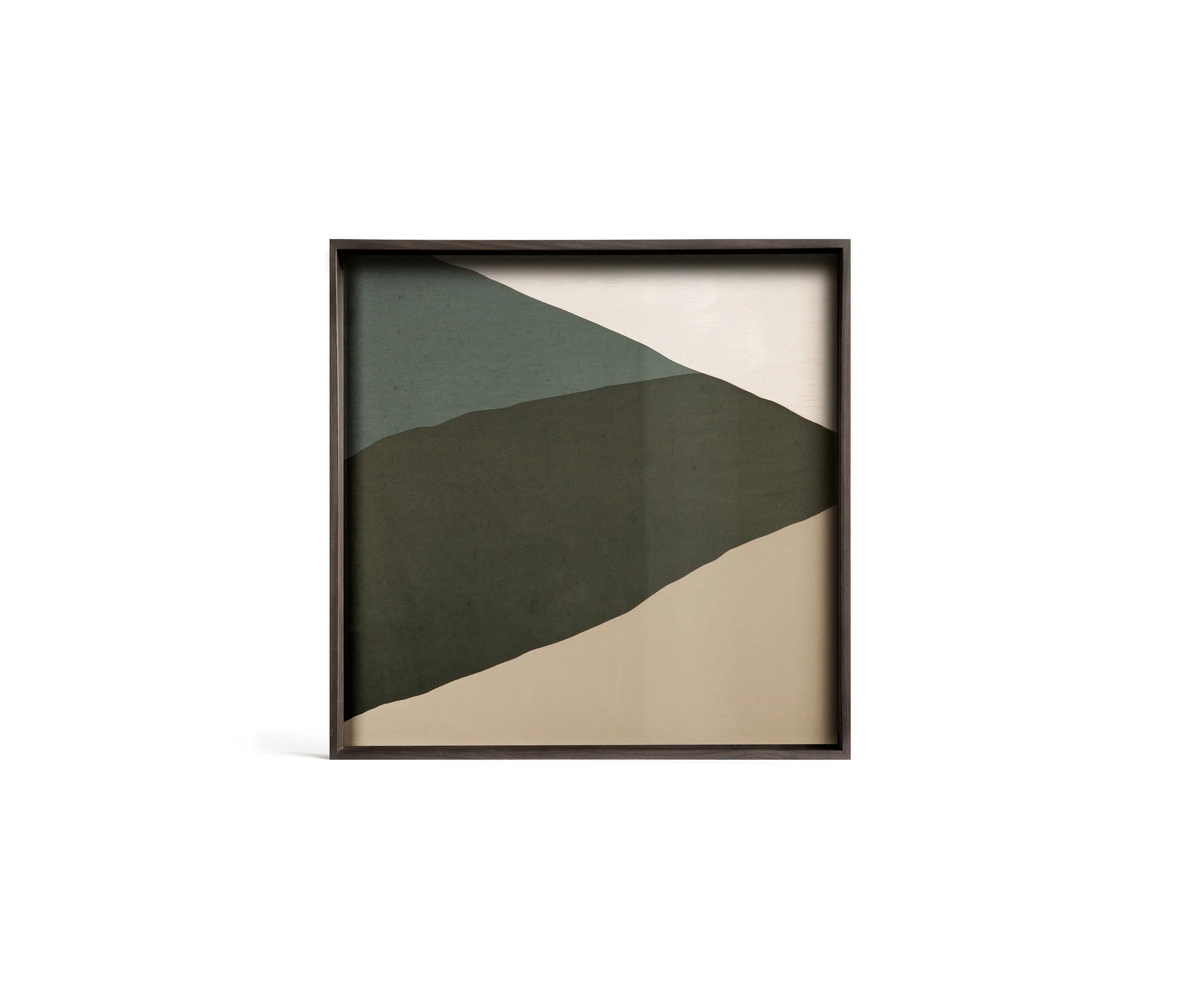 Ethnicraft - Wabi Sabi tray collection | Blue Wabi Sabi glass tray - square - S