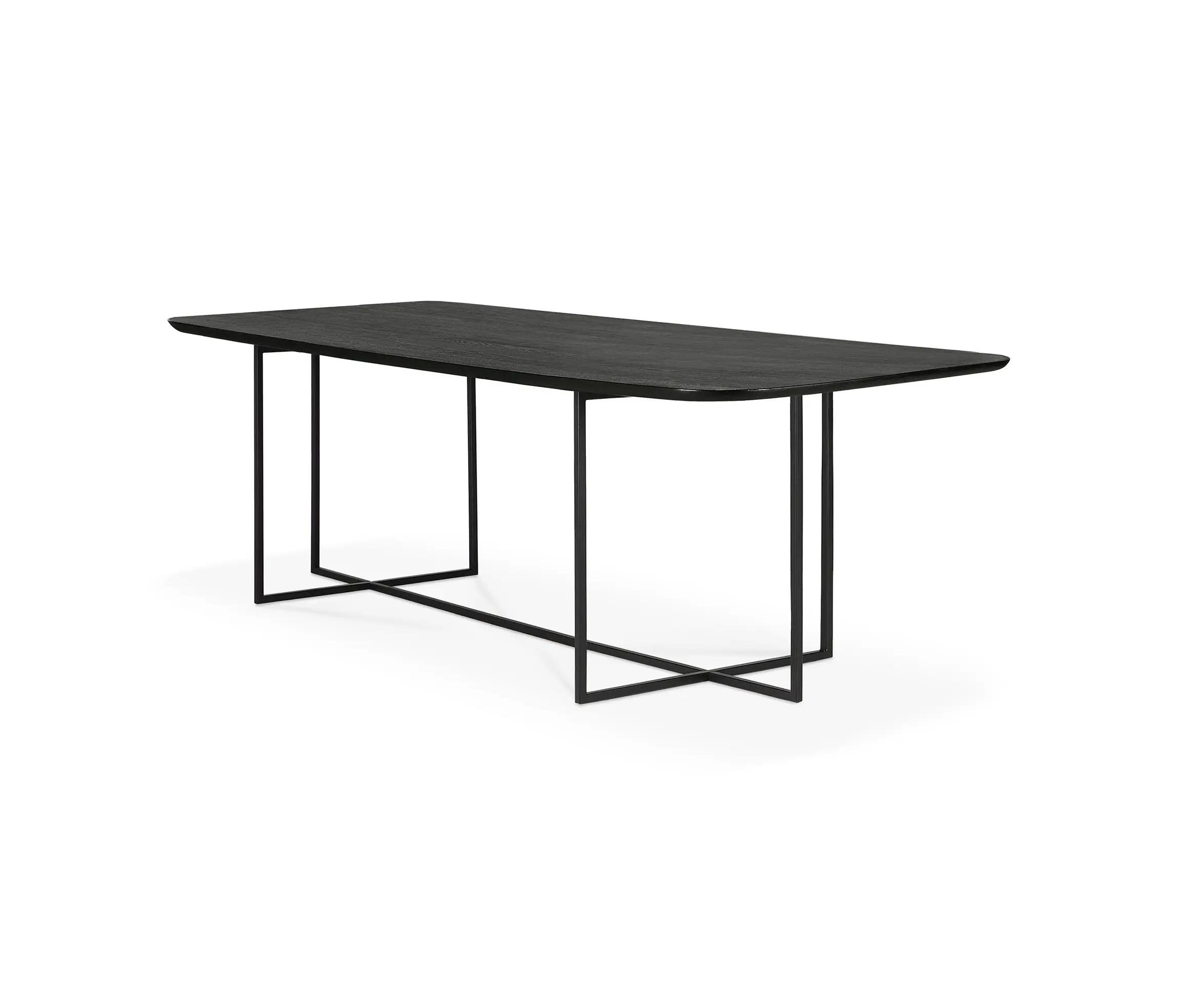 Ethnicraft - Arc | Oak black dining table