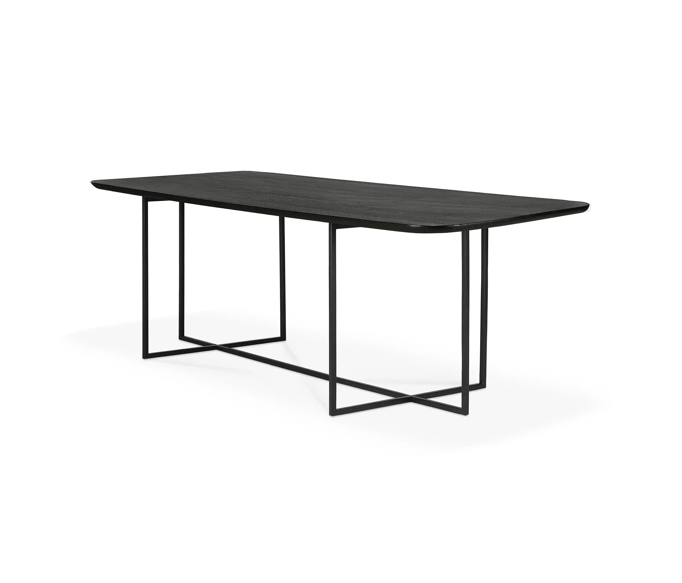 Ethnicraft - Arc | Oak black dining table