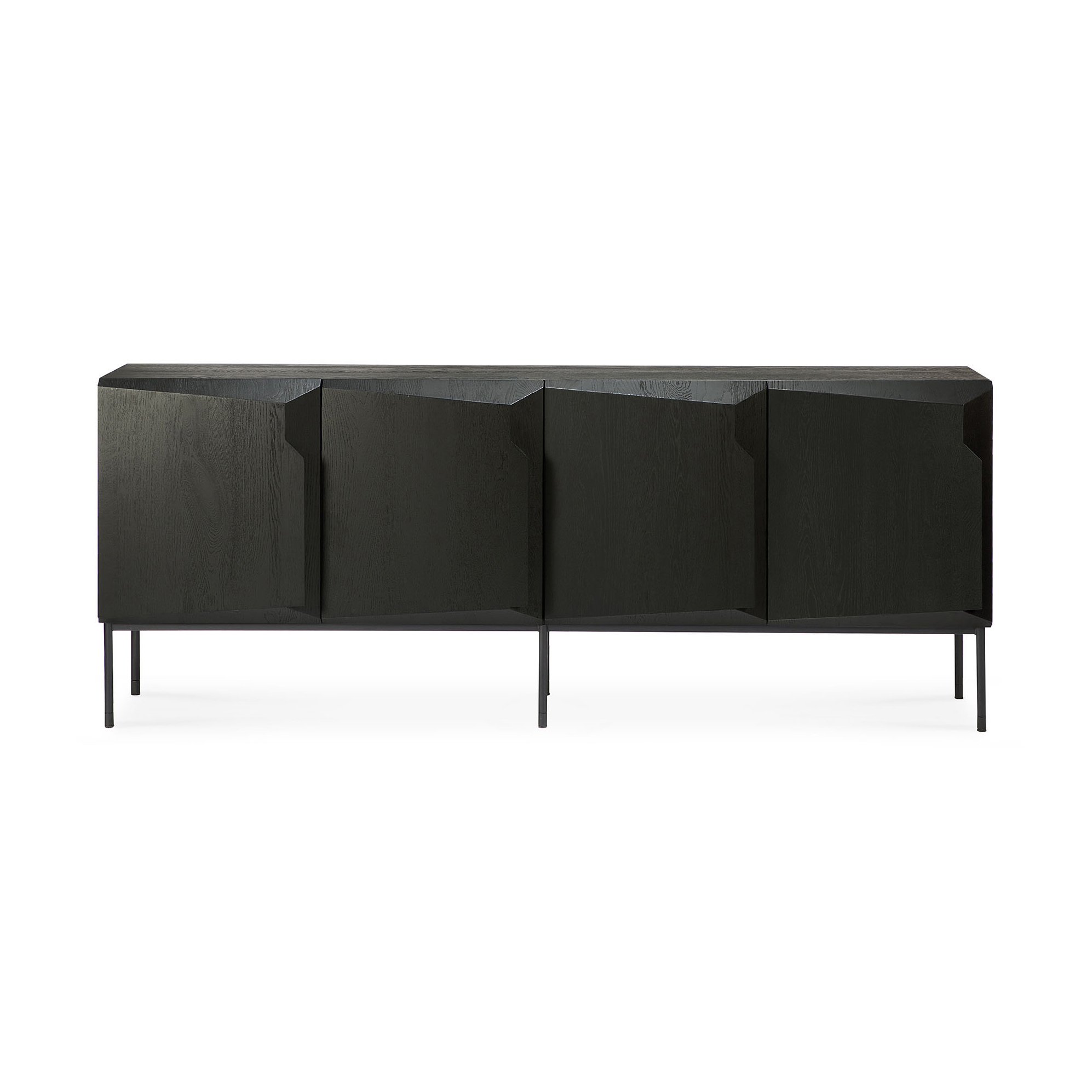 Mostrar el producto Stairs | Oak black sideboard - 4 doors - varnished del fabricante Ethnicraft