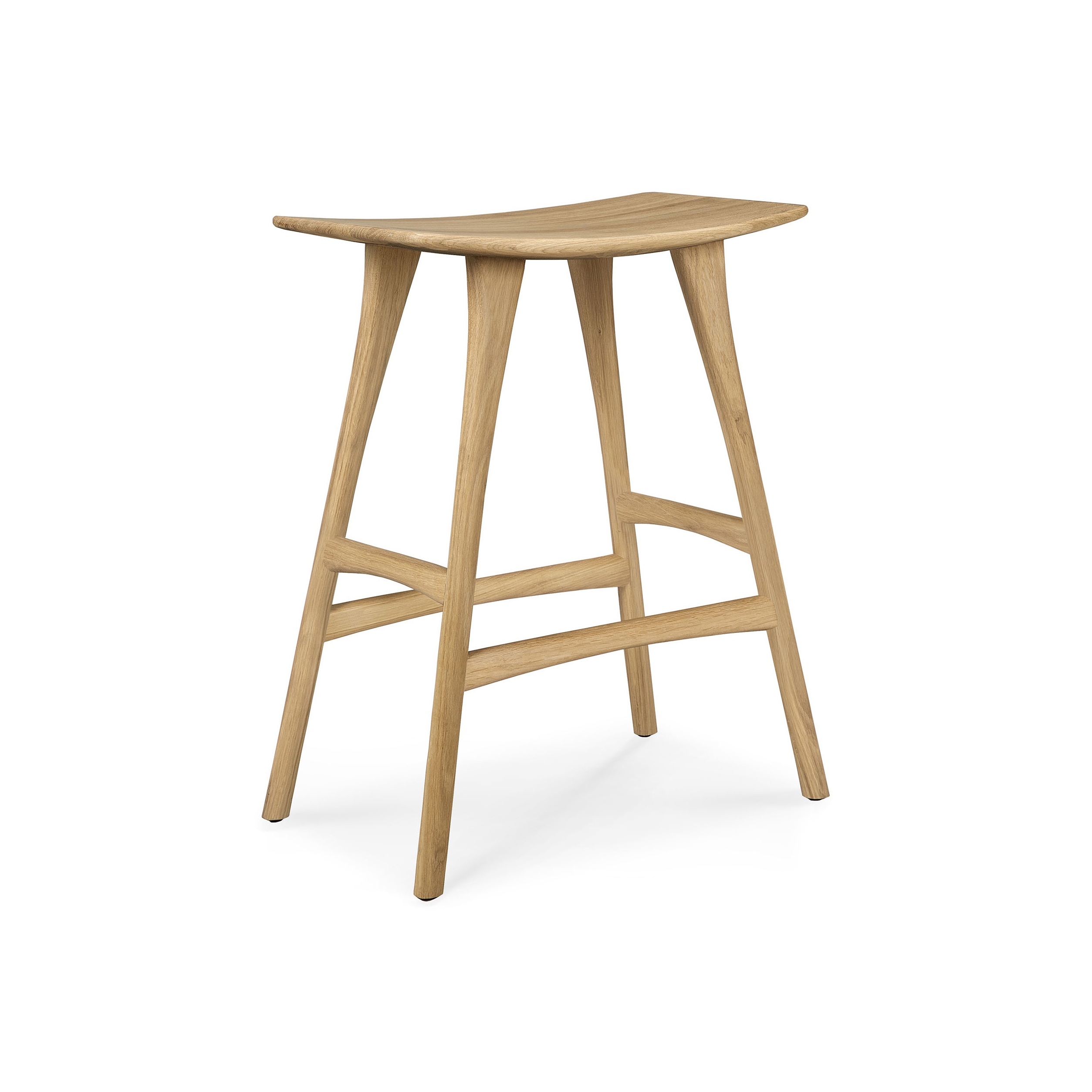 Display product Osso | Oak counter stool from manufacturer Ethnicraft