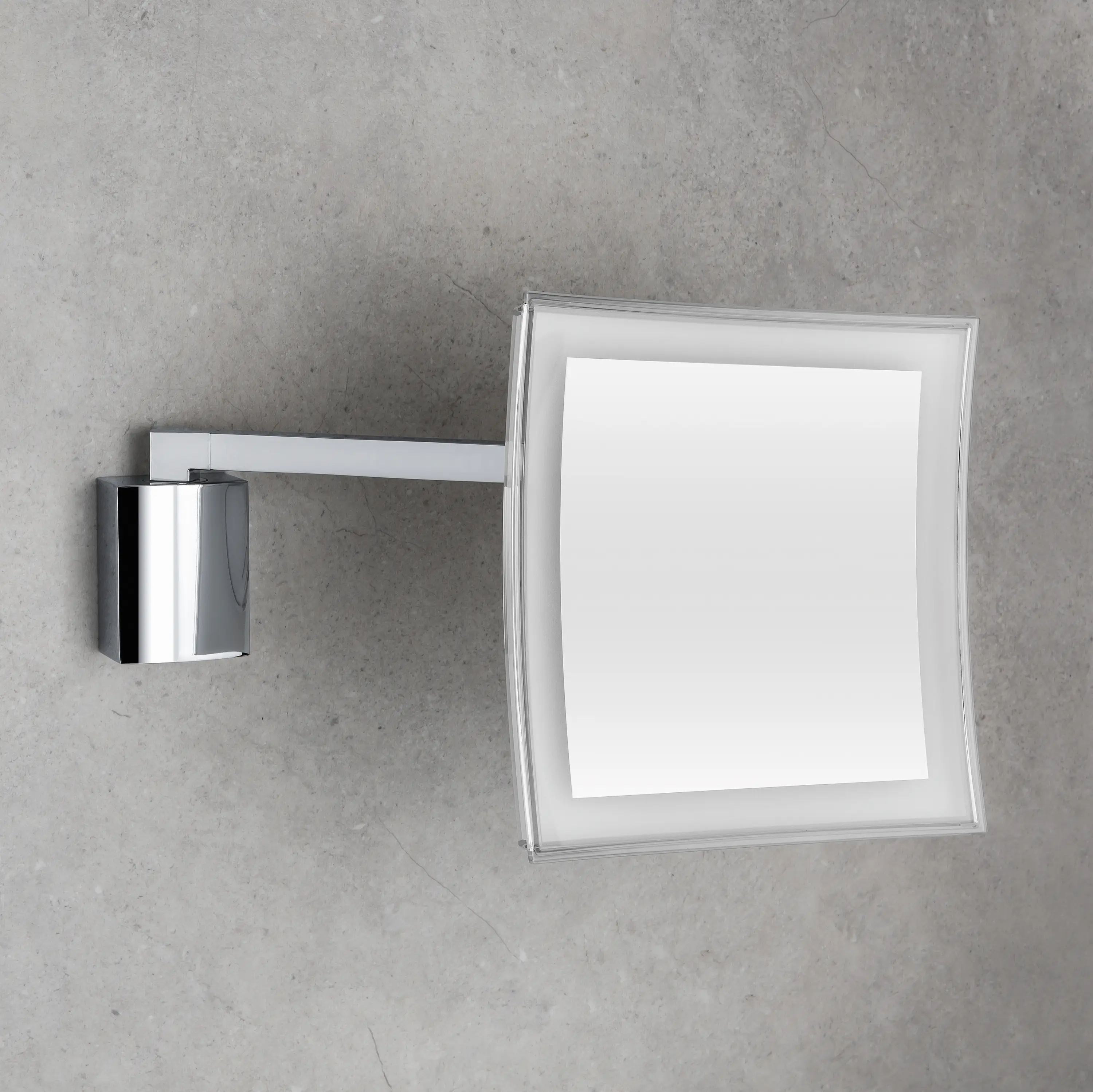 COLOMBO DESIGN - Standing magnifying mirror (3 times) with LED built-in light