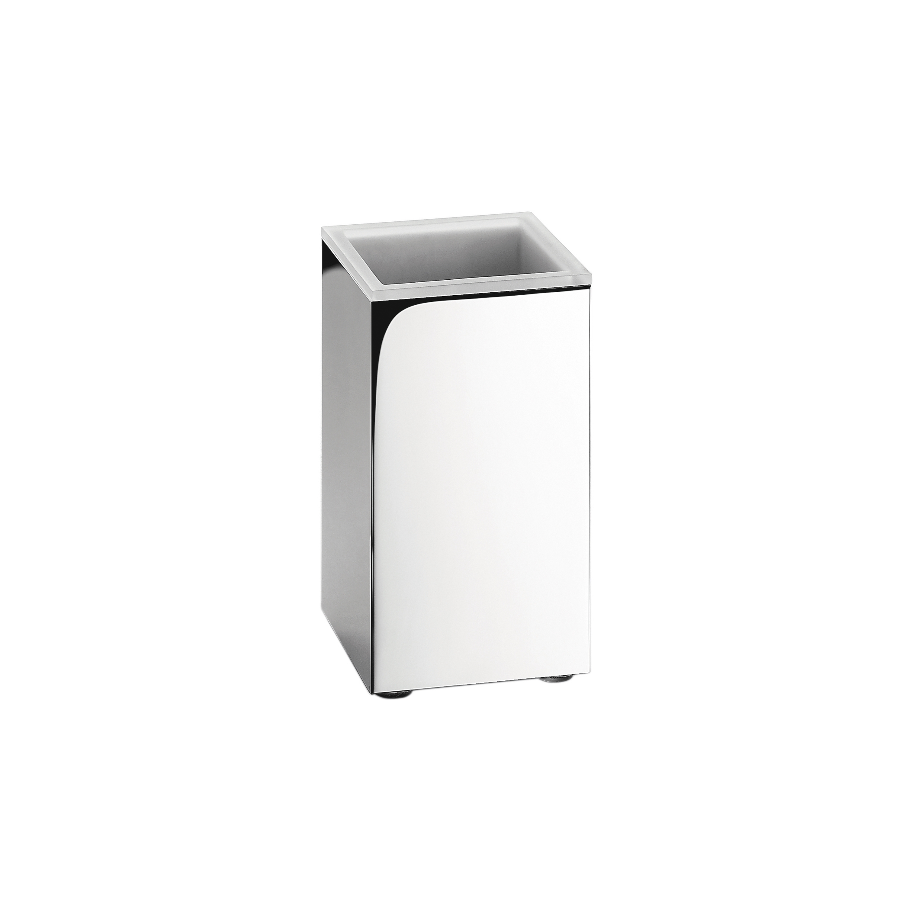Display product Chrome plated brass standing glass holder from manufacturer COLOMBO DESIGN