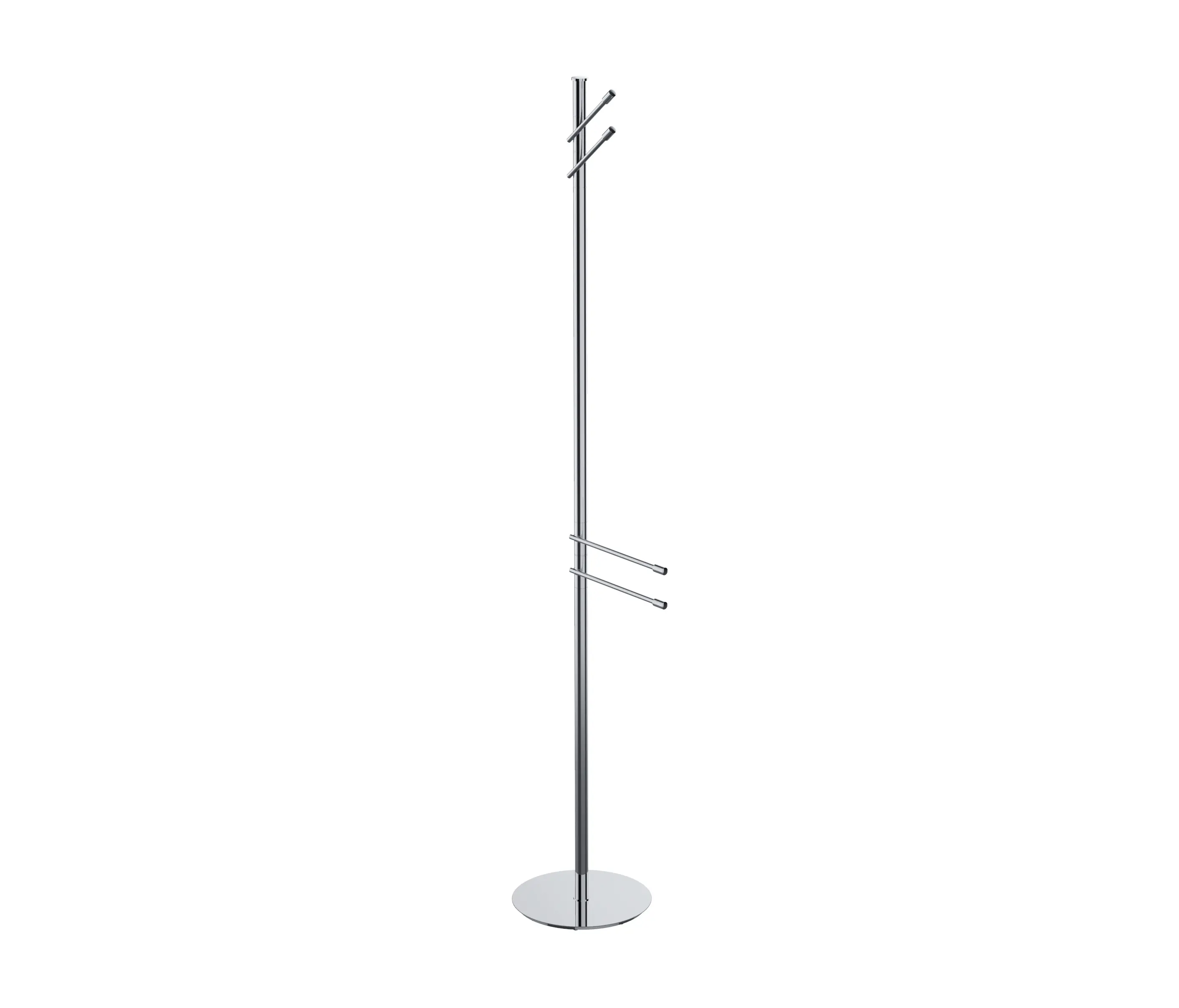 COLOMBO DESIGN - Floor standing column with 2 towel holder and 2 hooks