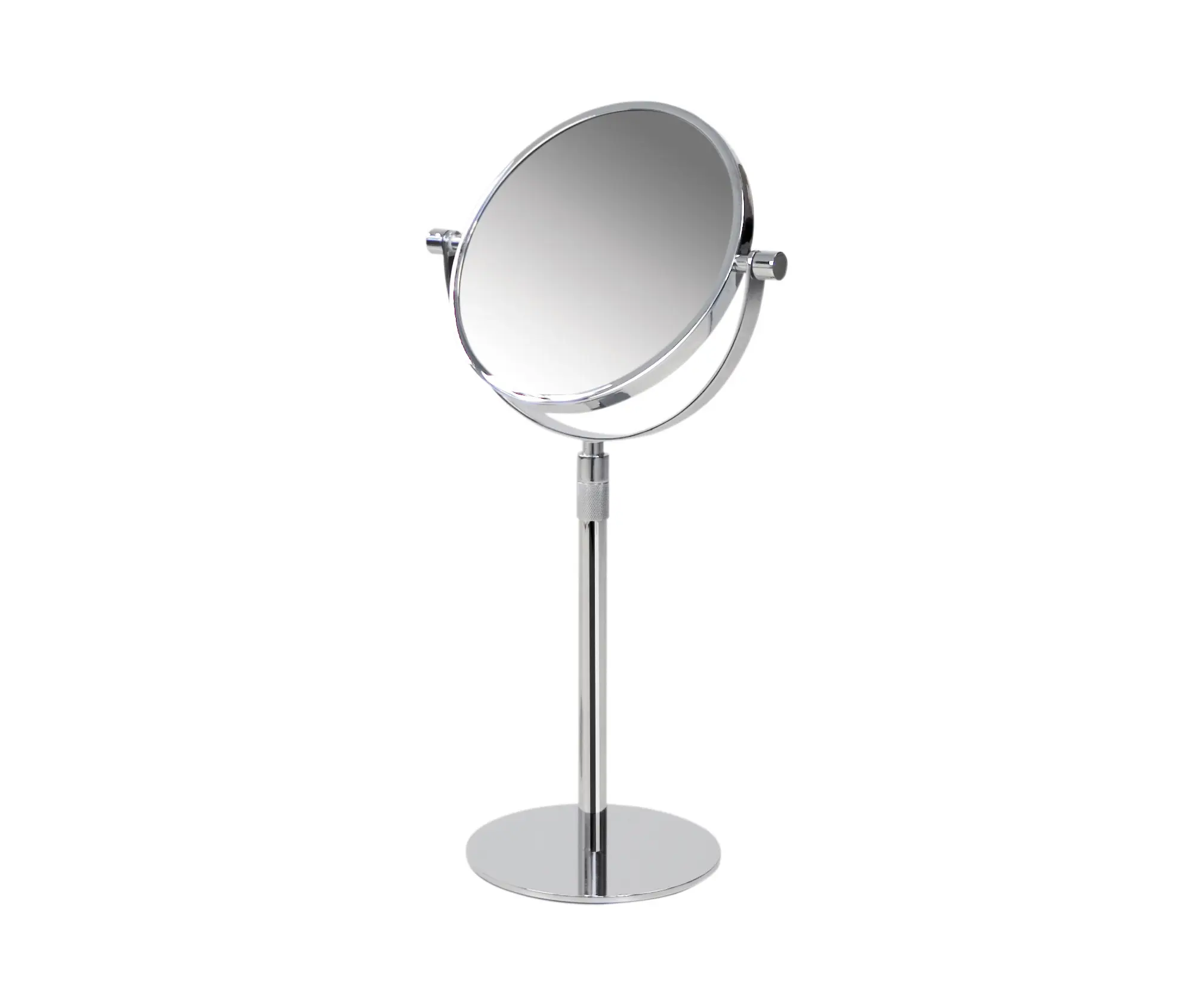 COLOMBO DESIGN - Standing magnifying mirror (3 times), adjustable in height