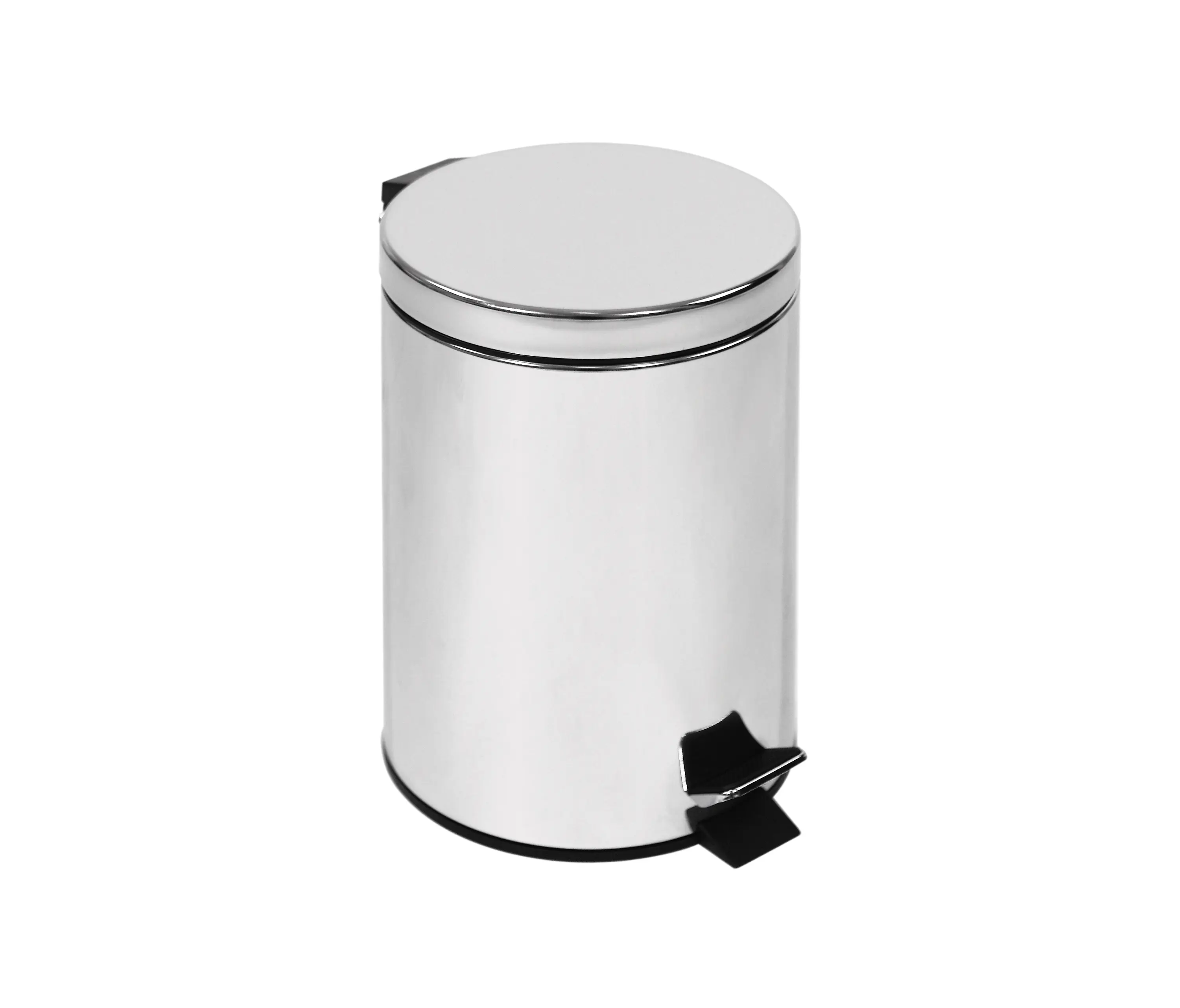 COLOMBO DESIGN - Small pedal bin, stainless steel (L 5)