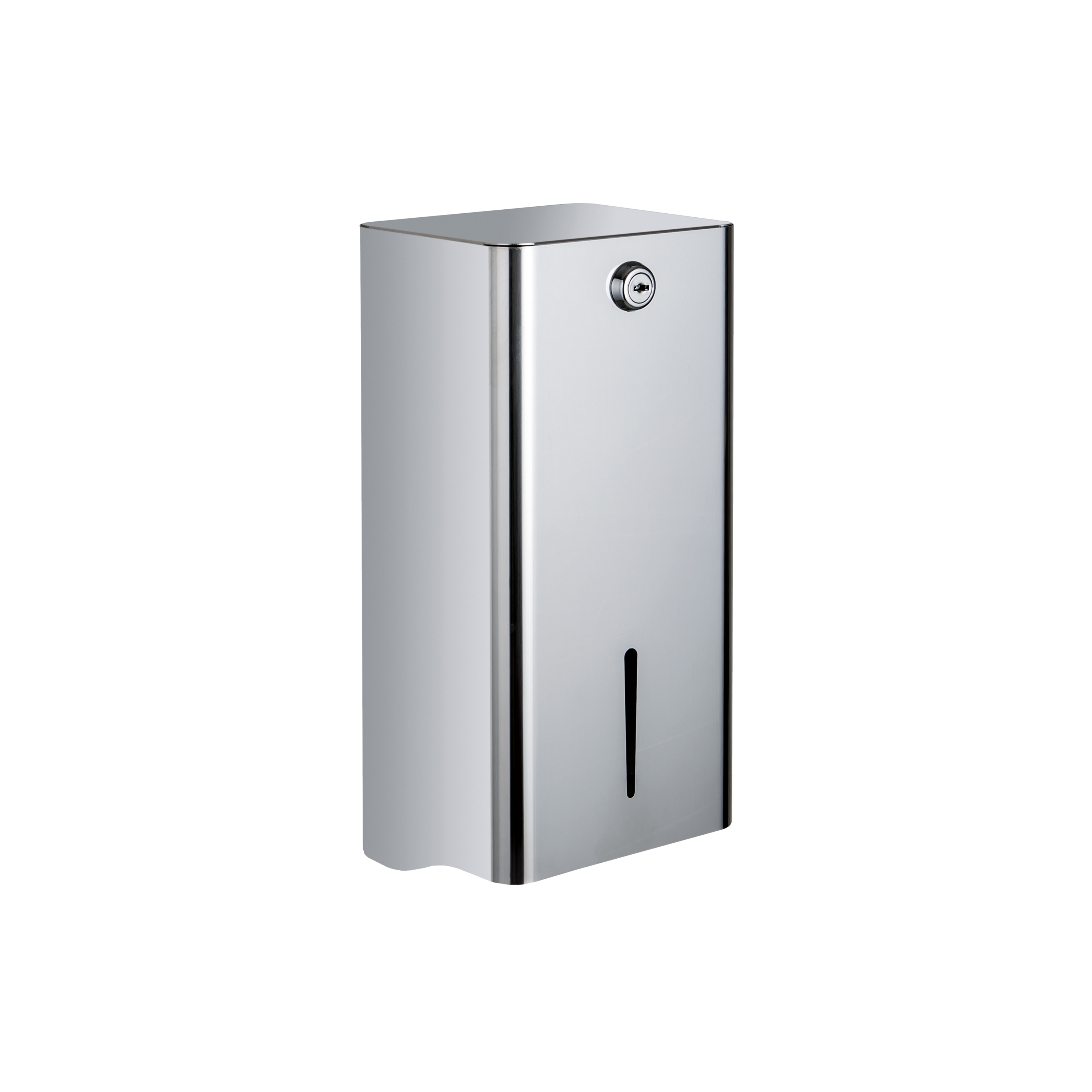 Produkt Stainless steel tissue dispender with safety lock des Herstellers COLOMBO DESIGN anzeigen