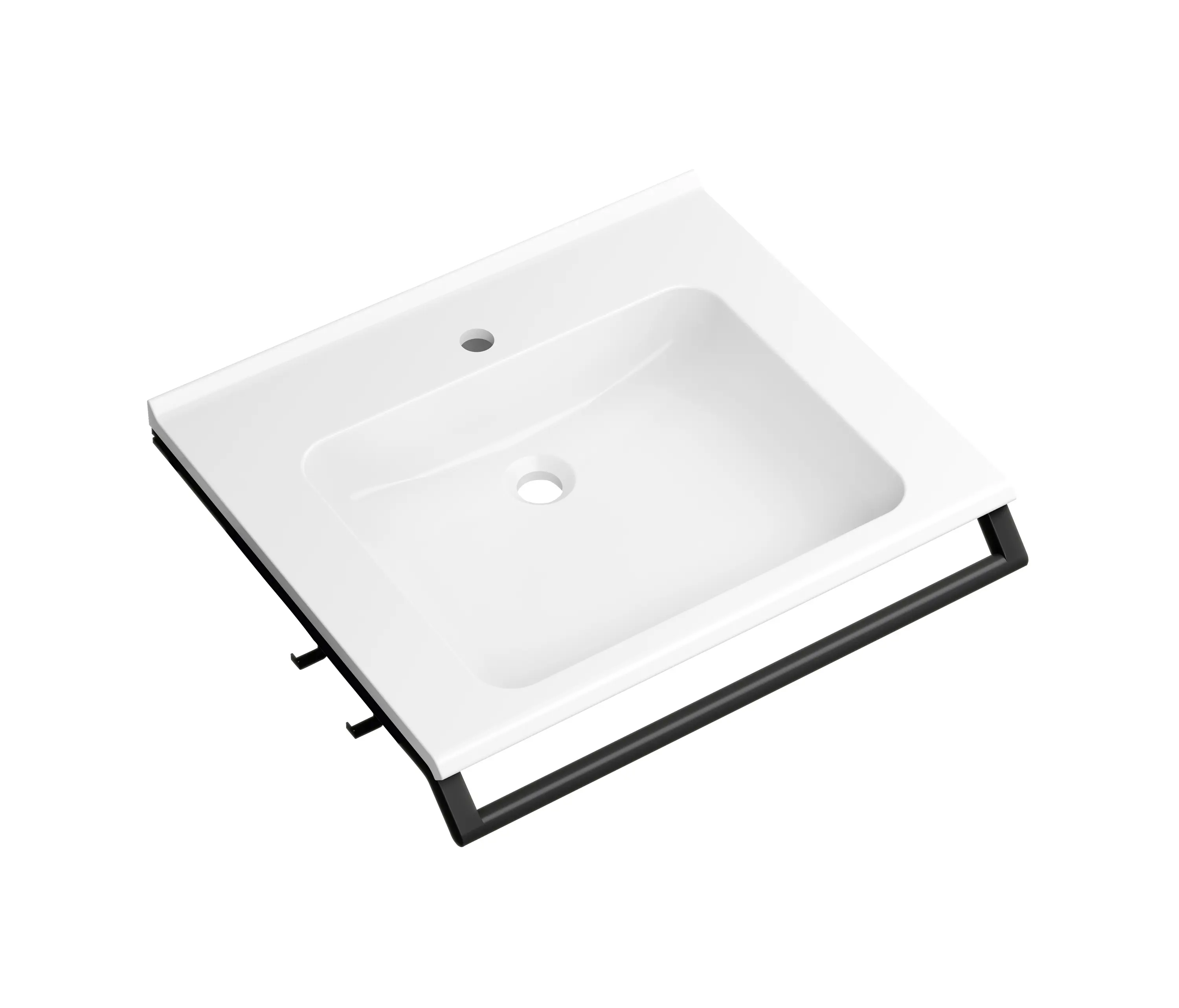 HEWI - Product set washbasin with support rail and 2 hooks
