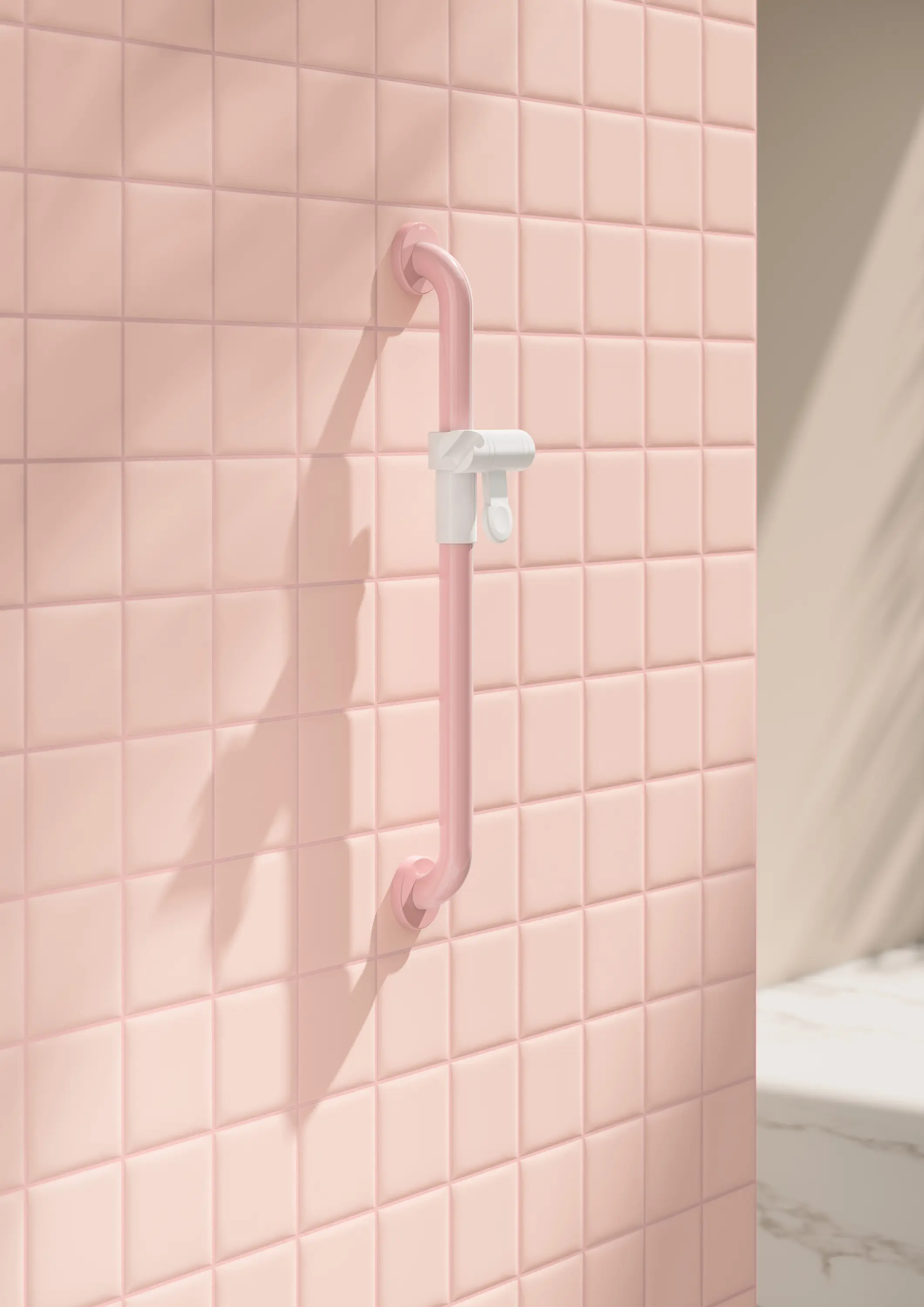HEWI - Rail with shower head holder