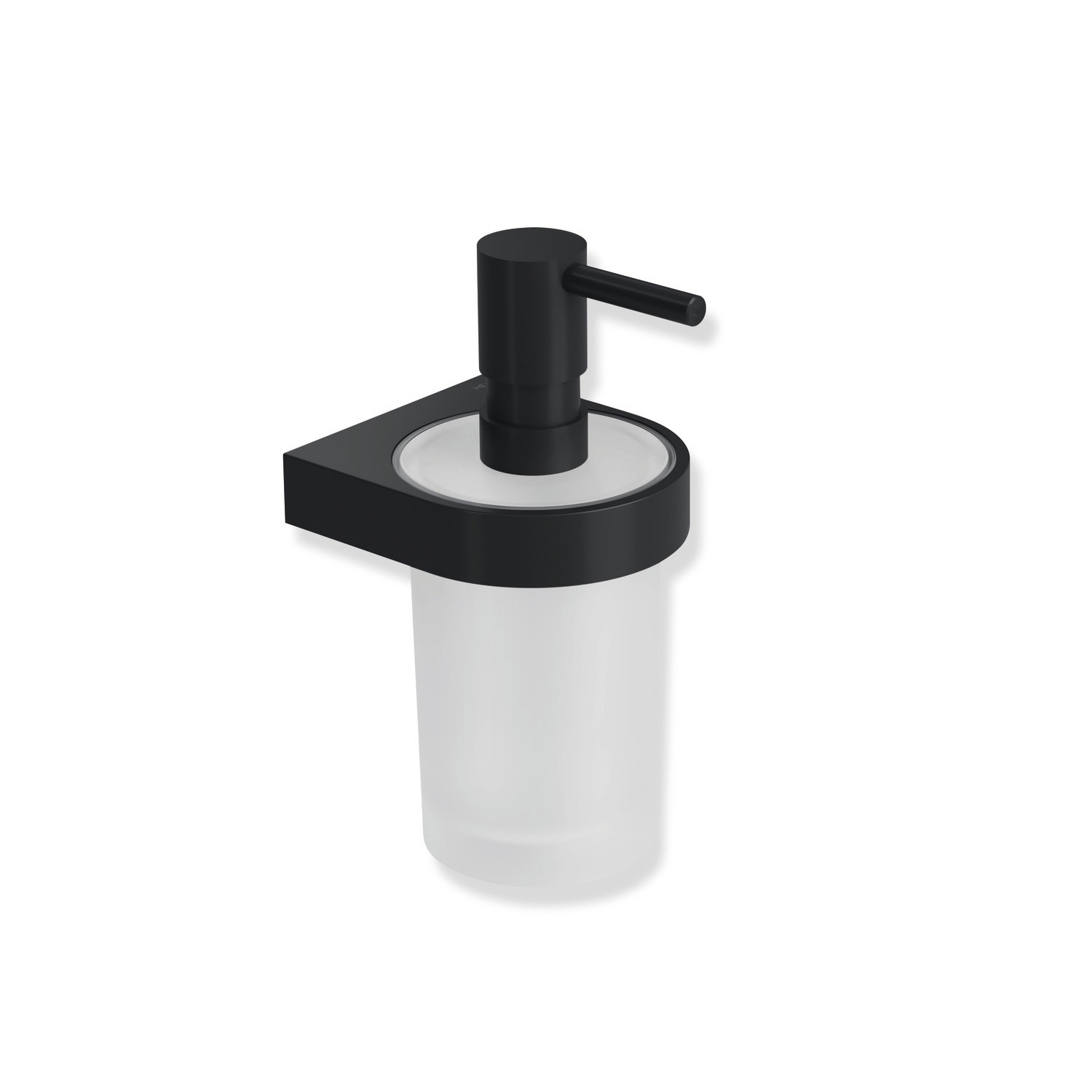 Soap or disinfectant dispenser with holder