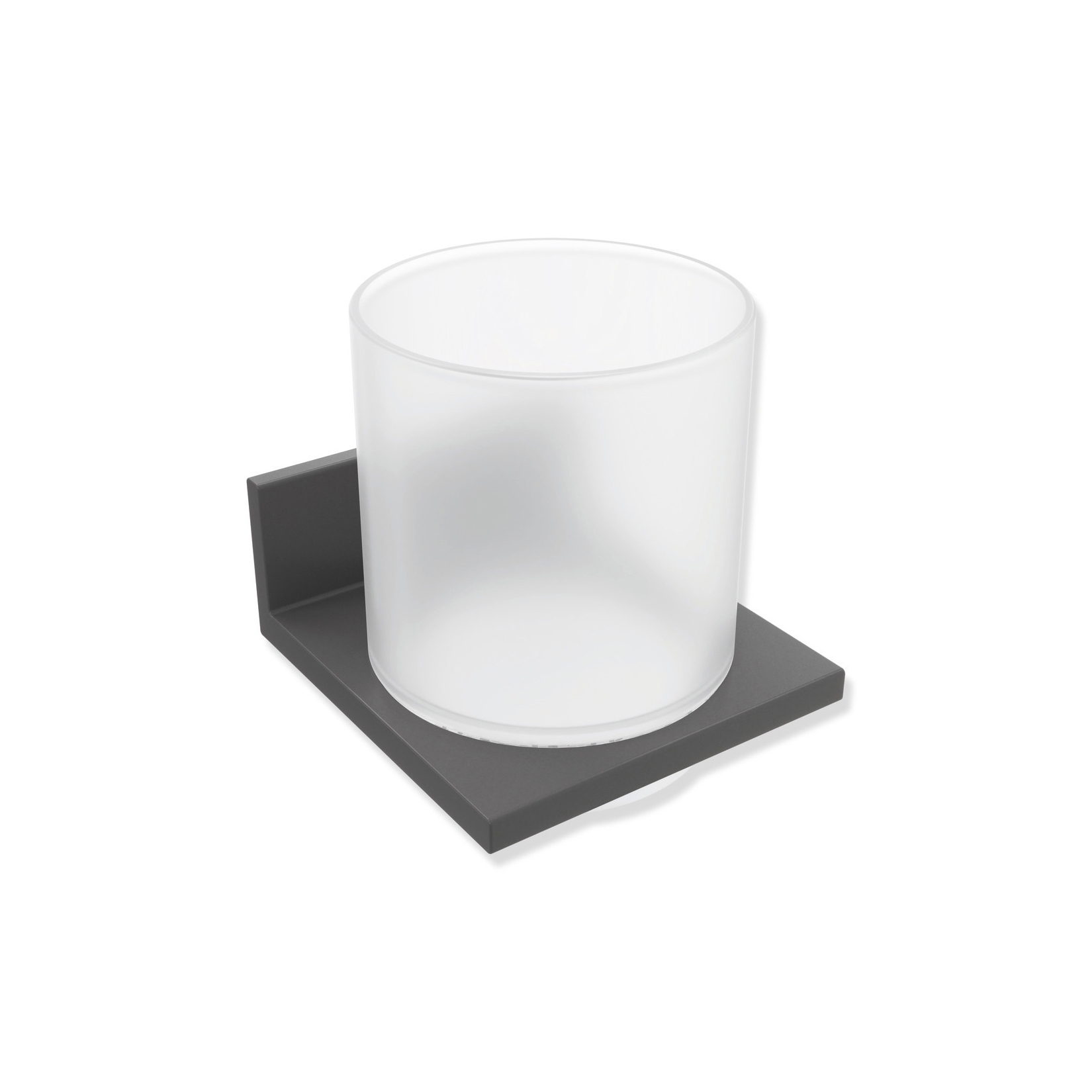 Glass tumbler with holder