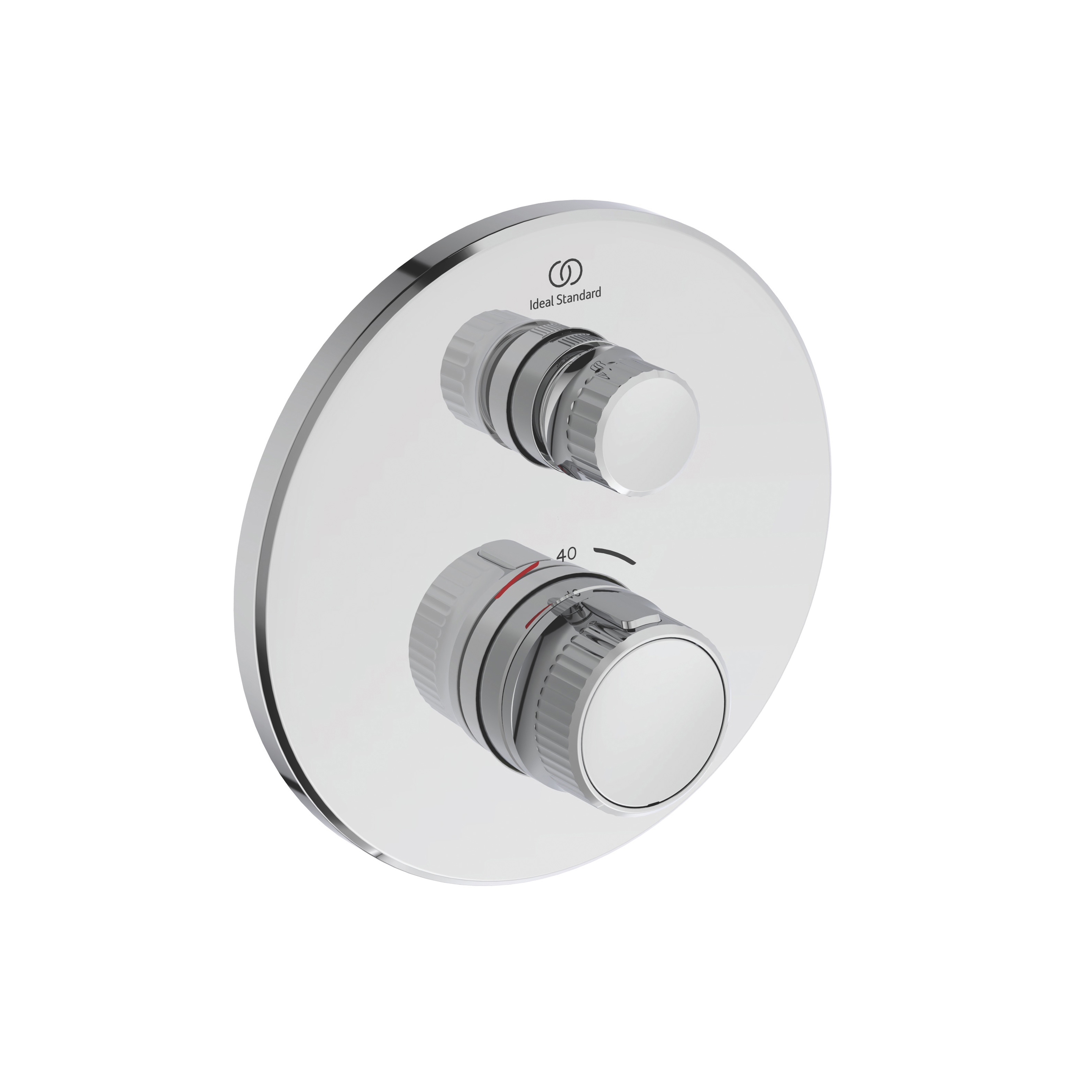 Ceratherm Navigo round shower mixer