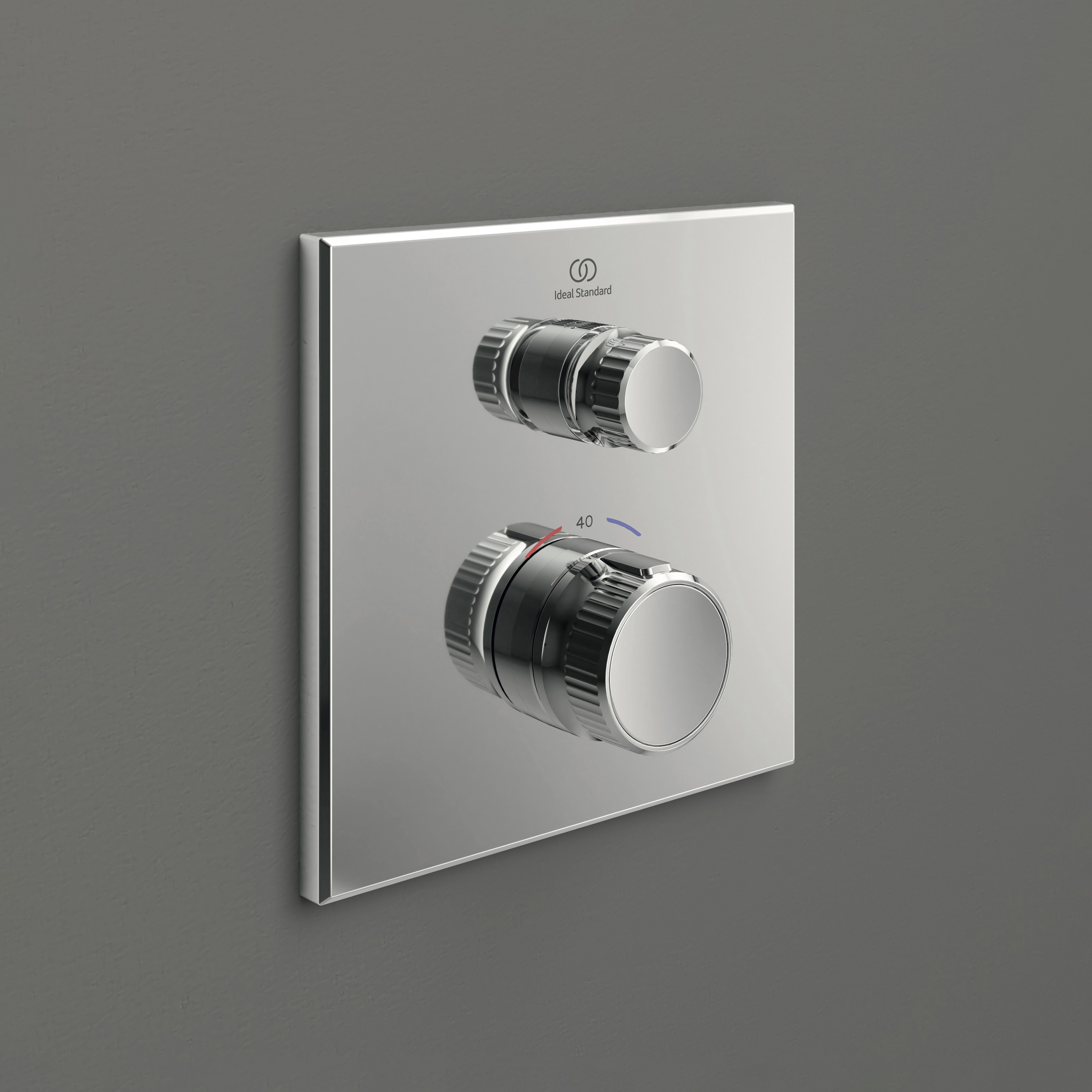 Ceratherm Navigo square shower mixer