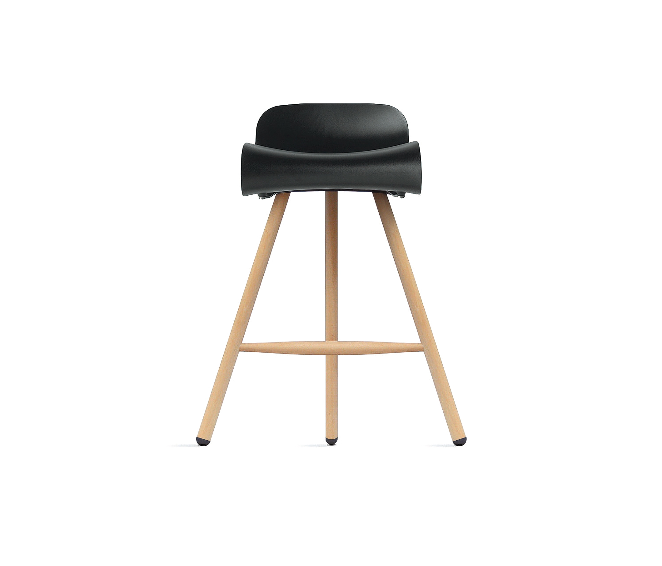 Display product BCN stool on woolen base from manufacturer Kristalia