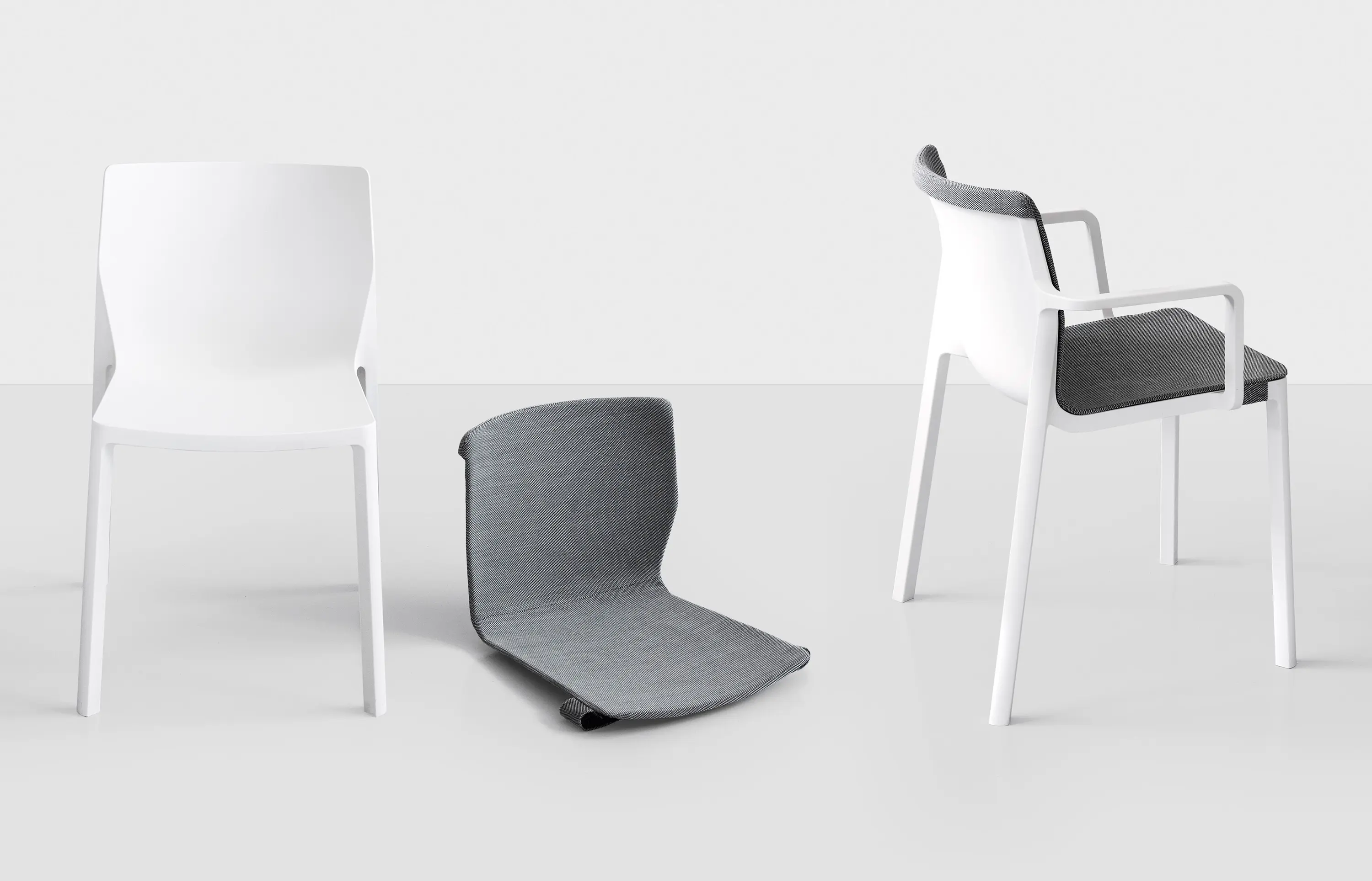 Kristalia - LP Chair – Removable frontal upholstered