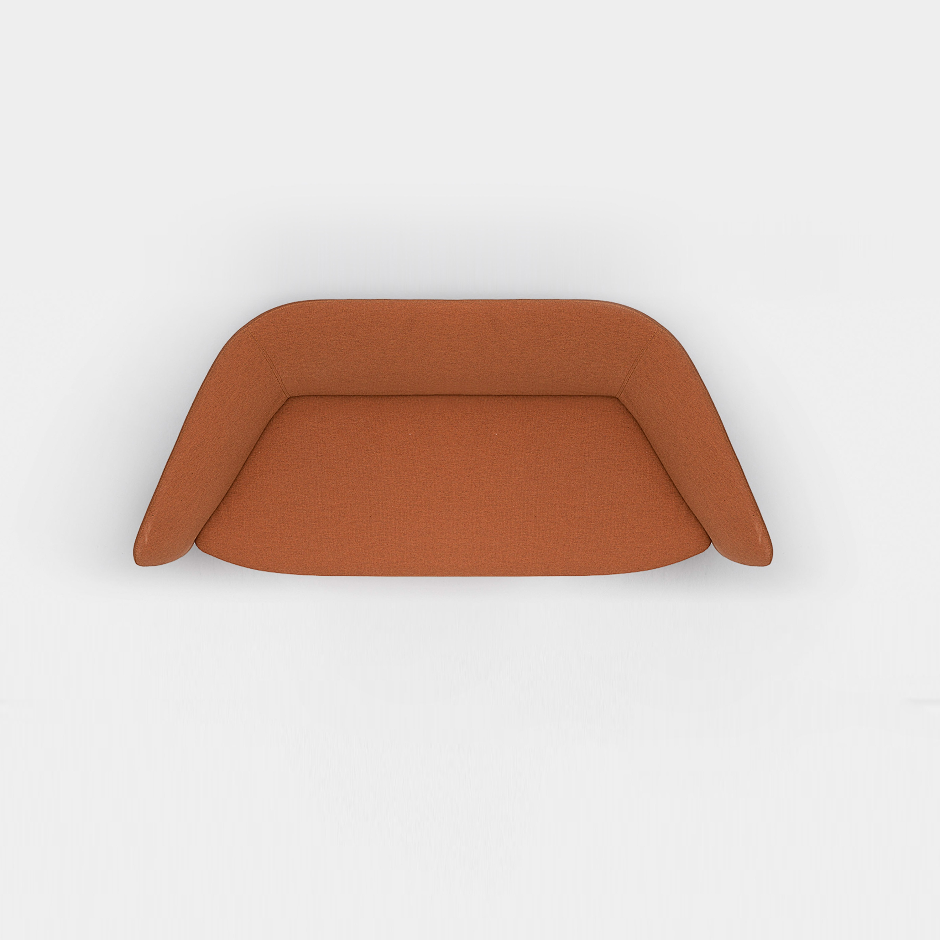 Vertoon produk Tuile 2-seat sofa van vervaardiger Kristalia