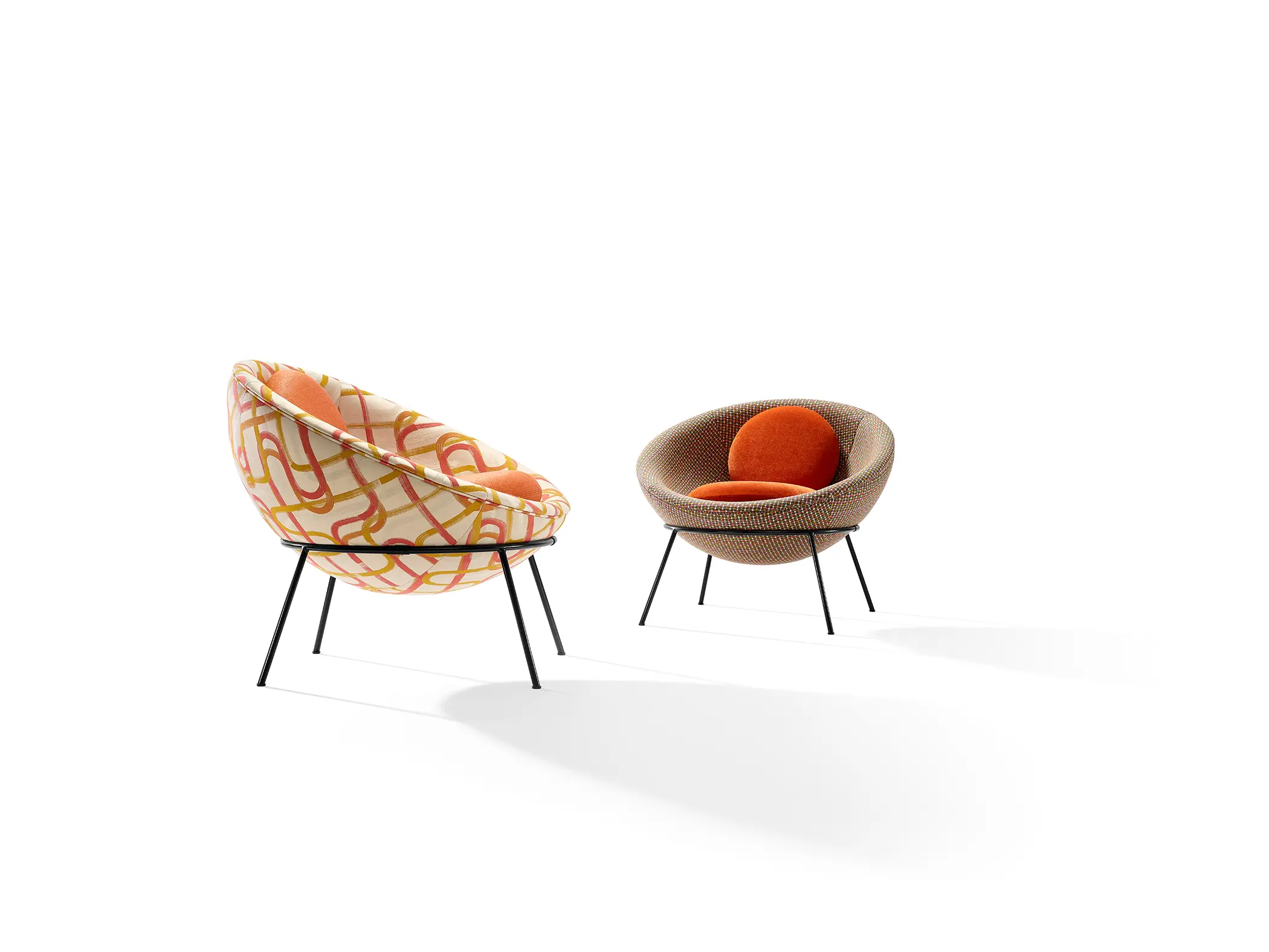 Arper - Bardi's Bowl Chair | Lollipop (Rubelli)