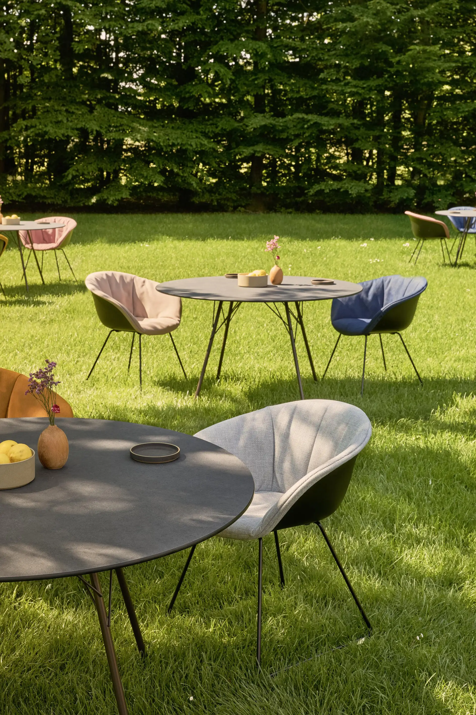 Arper - Duna 02 - 4 gambe legno