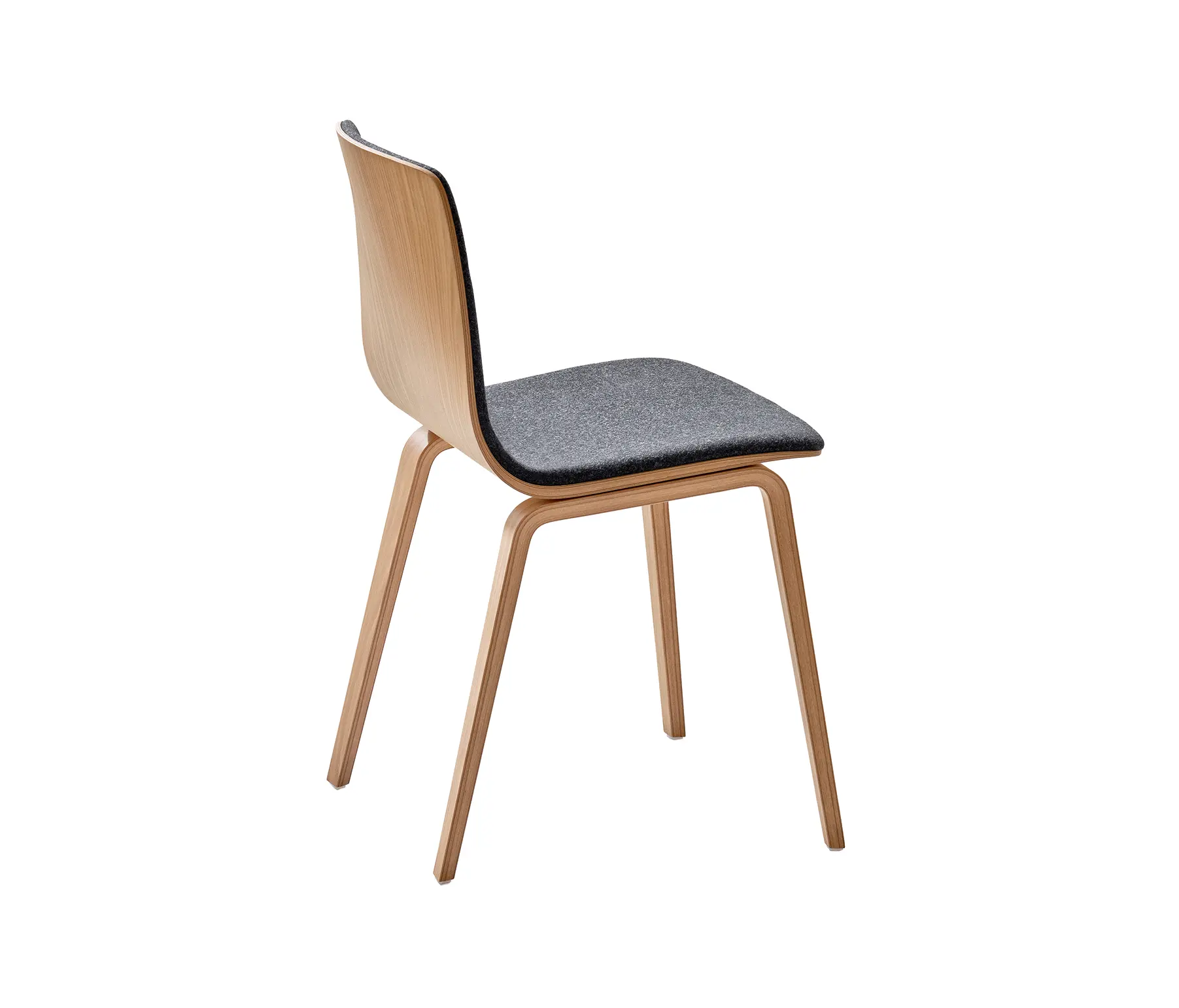 Arper - Aava - 4 wood legs, upholstered