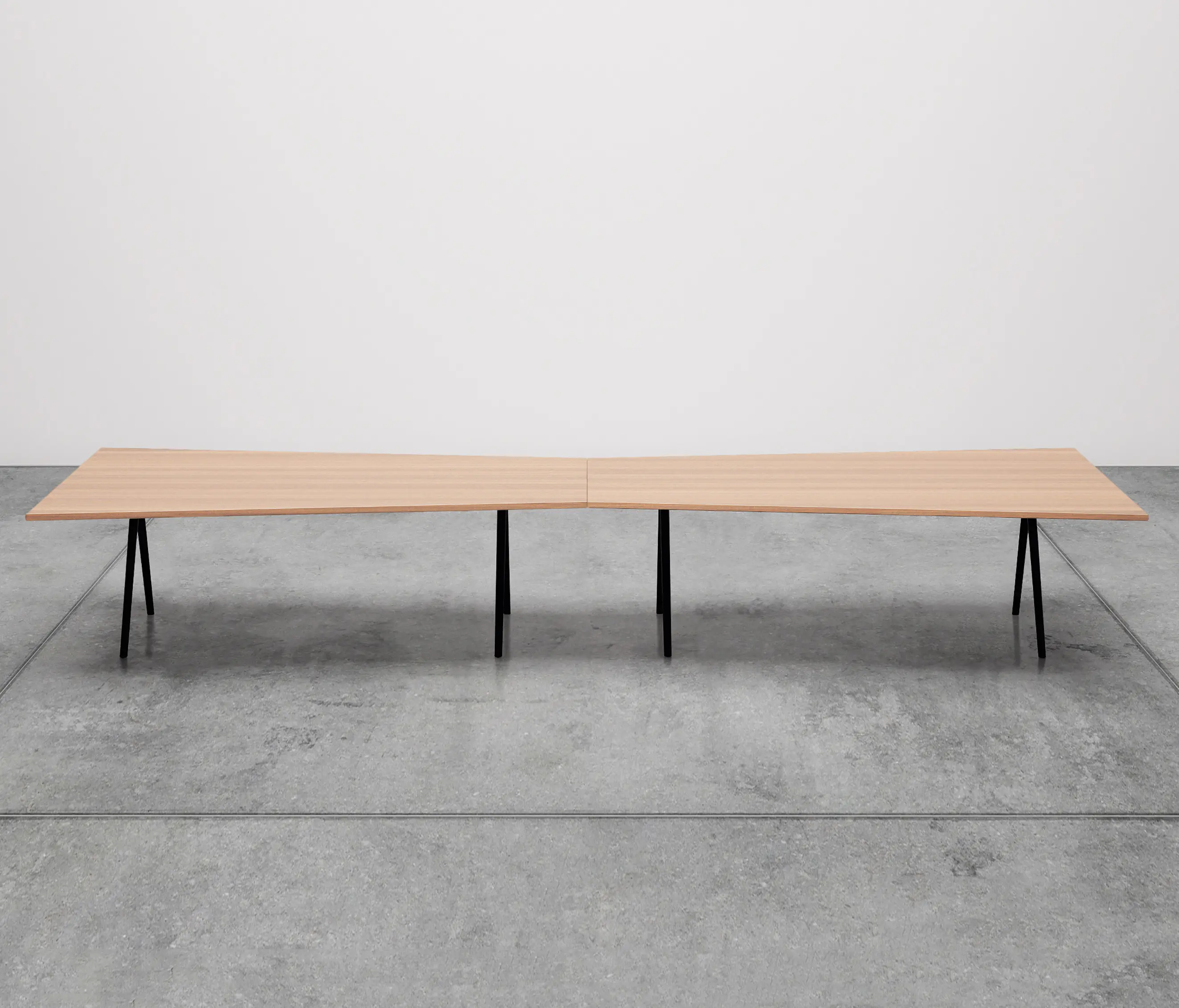 Arper - Meety - Trapezoidal, wood