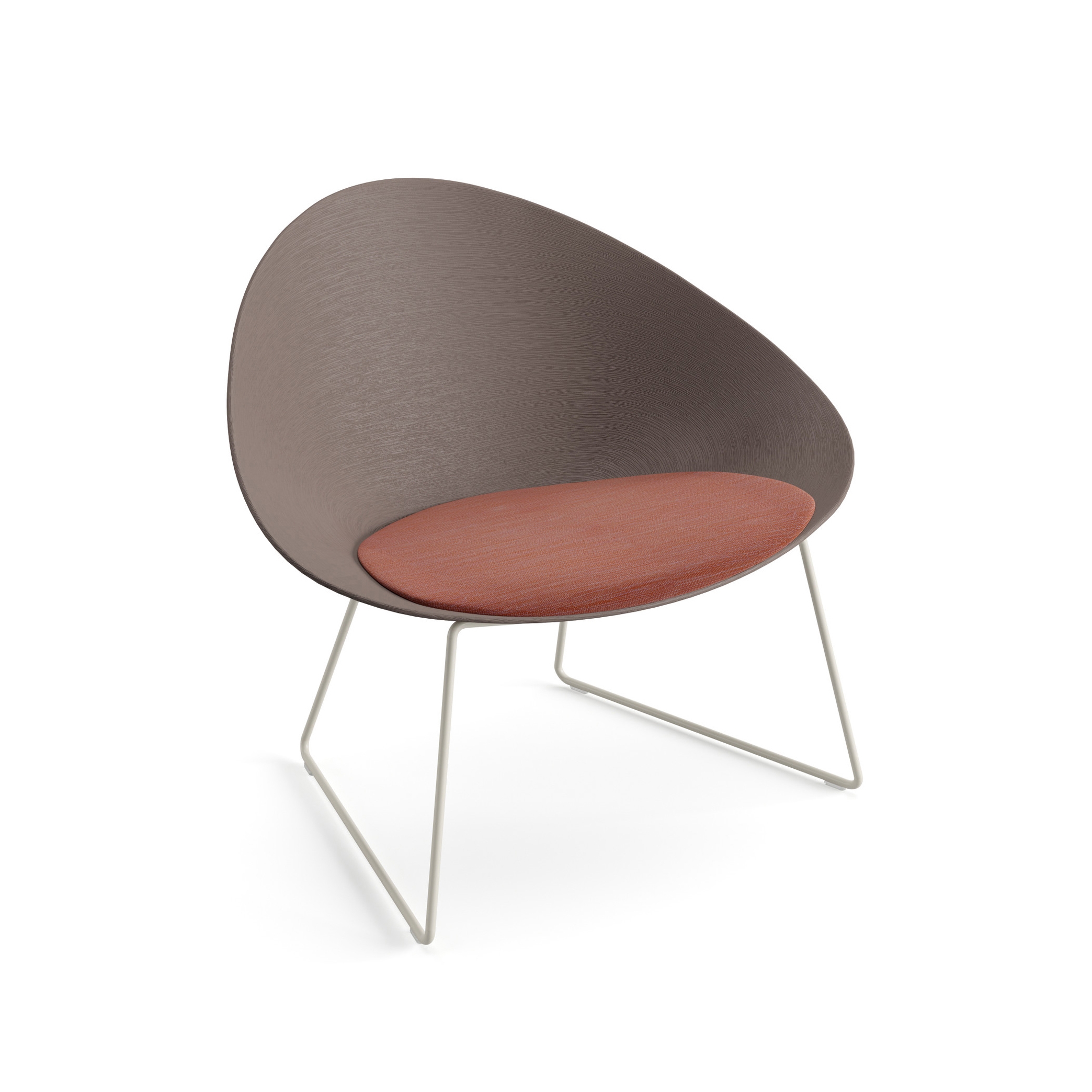 Vertoon produk Adell - Armchair sled van vervaardiger Arper