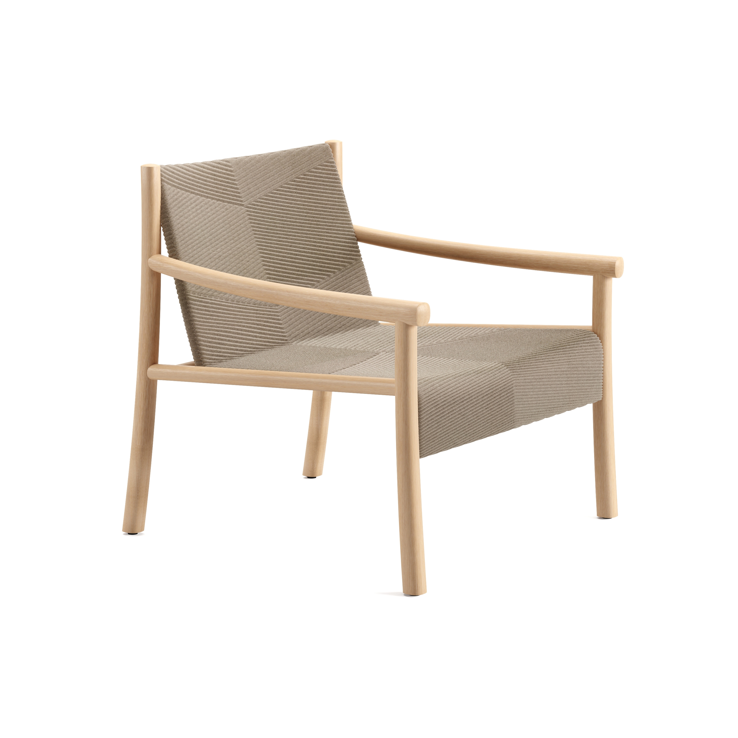 Display product Kata | Armchair 4 wood legs from manufacturer Arper
