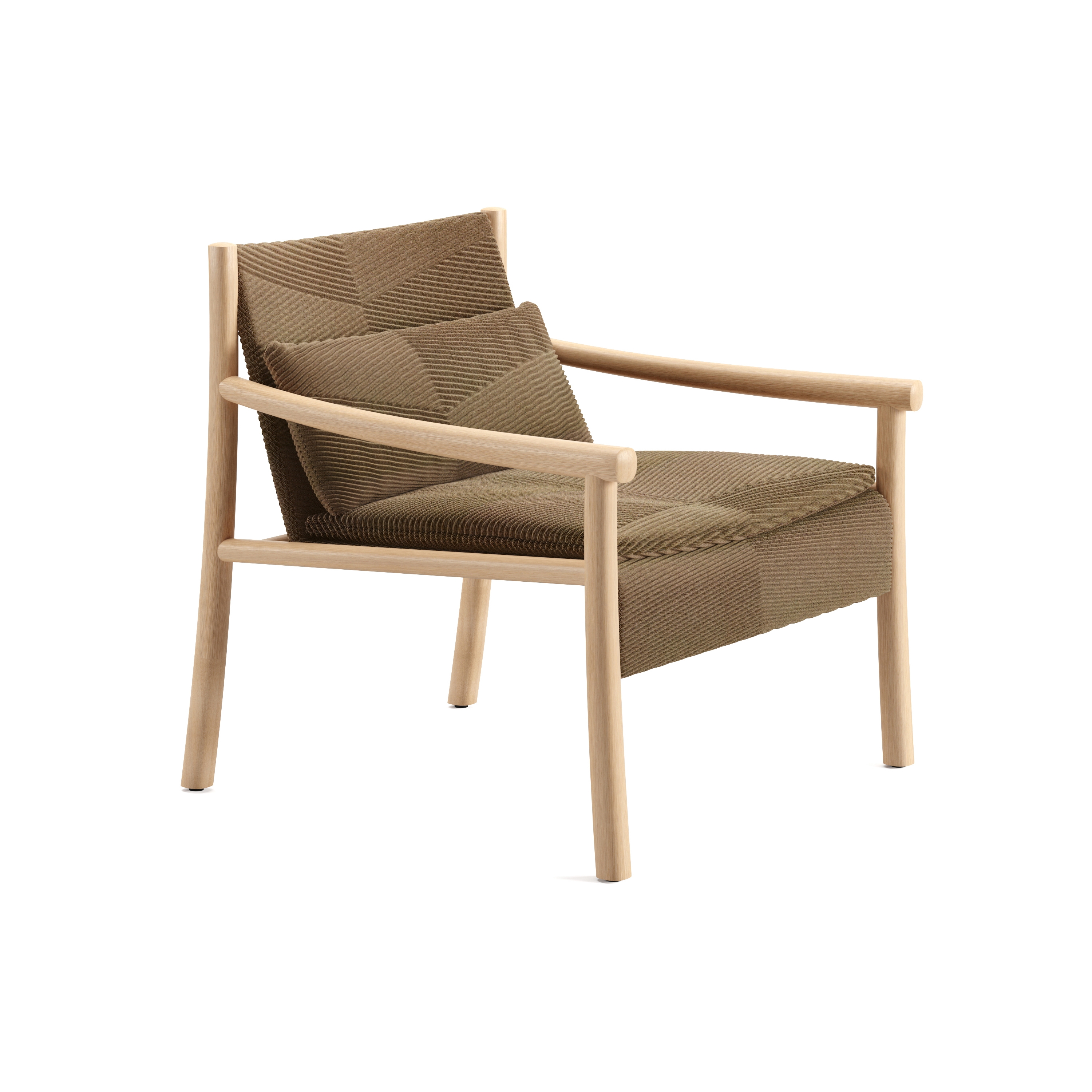 Display product Kata | Armchair 4 wood legs from manufacturer Arper